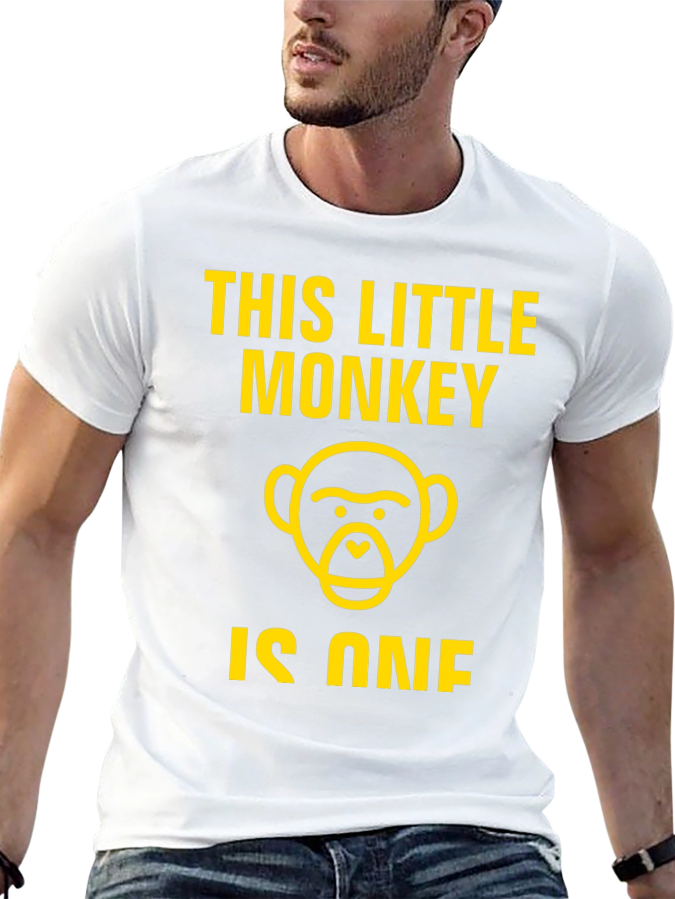 This Little Monkey Is One T-Shirt