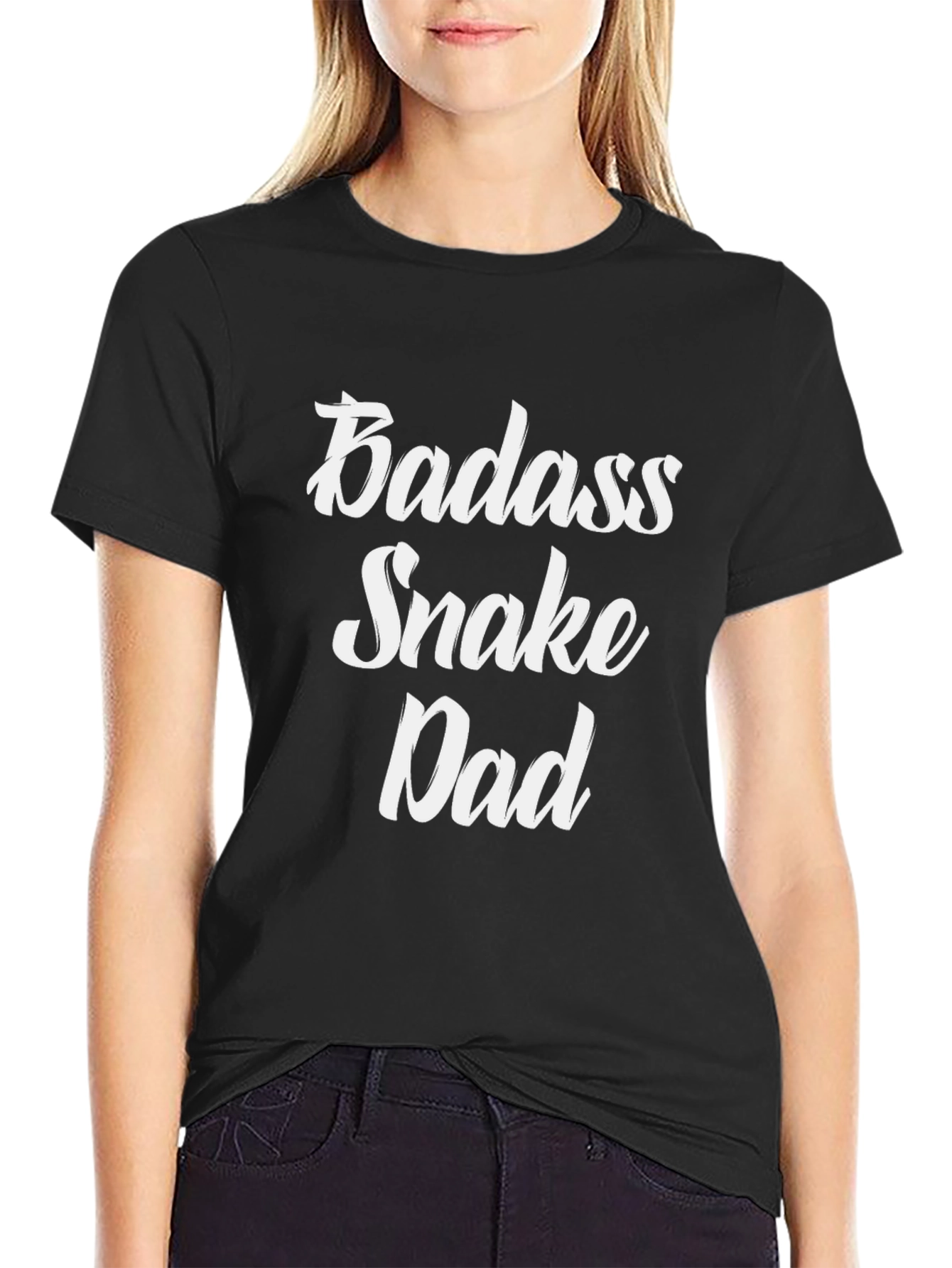 Badass Snake Dad T-Shirt - Mens Graphic Tee