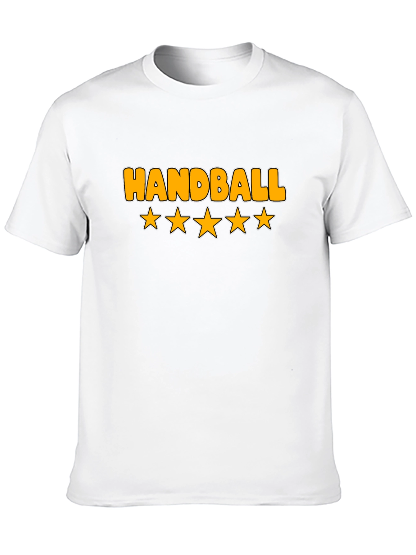 Handball Five Star Rated Black T-Shirt