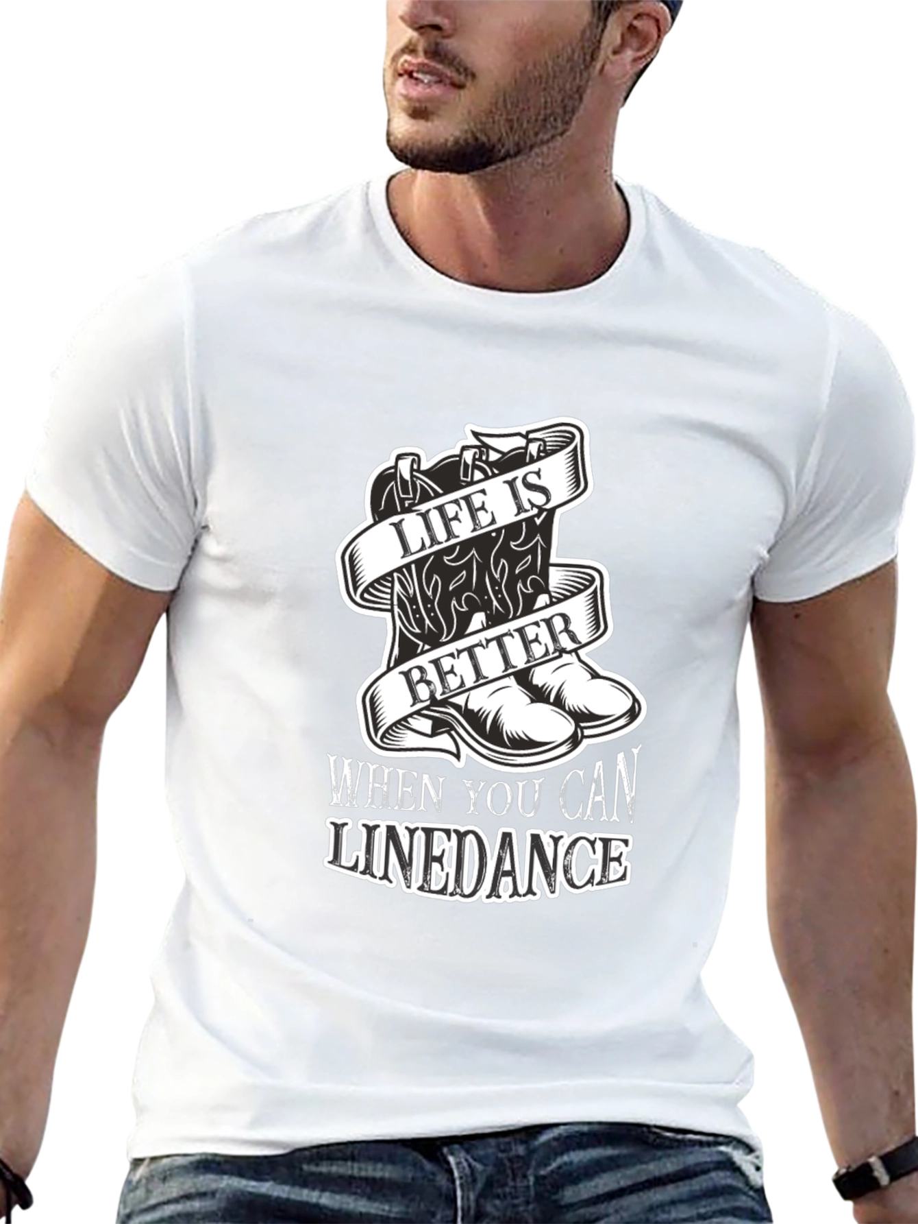 Life is Better Linedance Graphic T-Shirt
