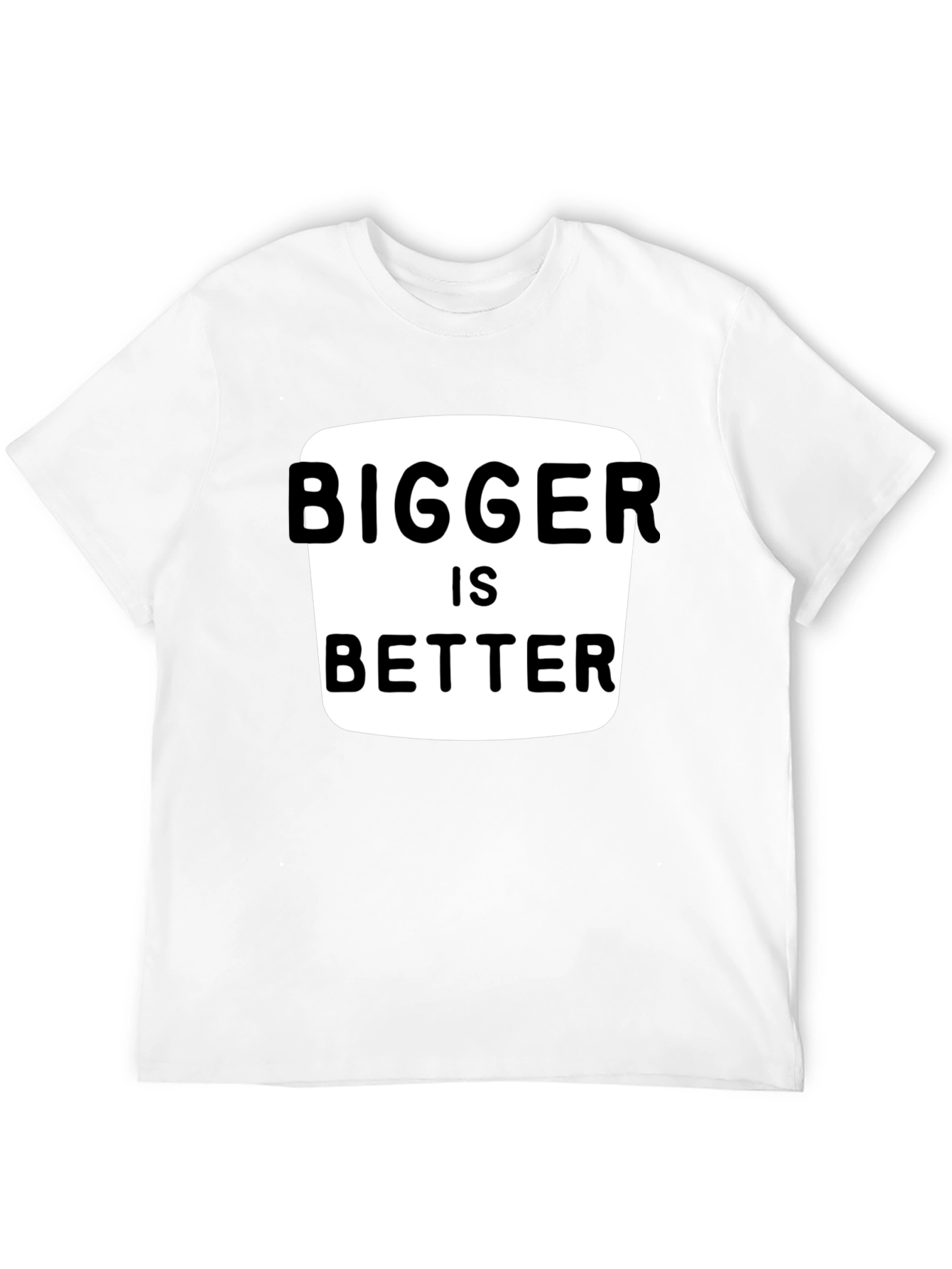 Bigger is Better Graphic Tee - Black