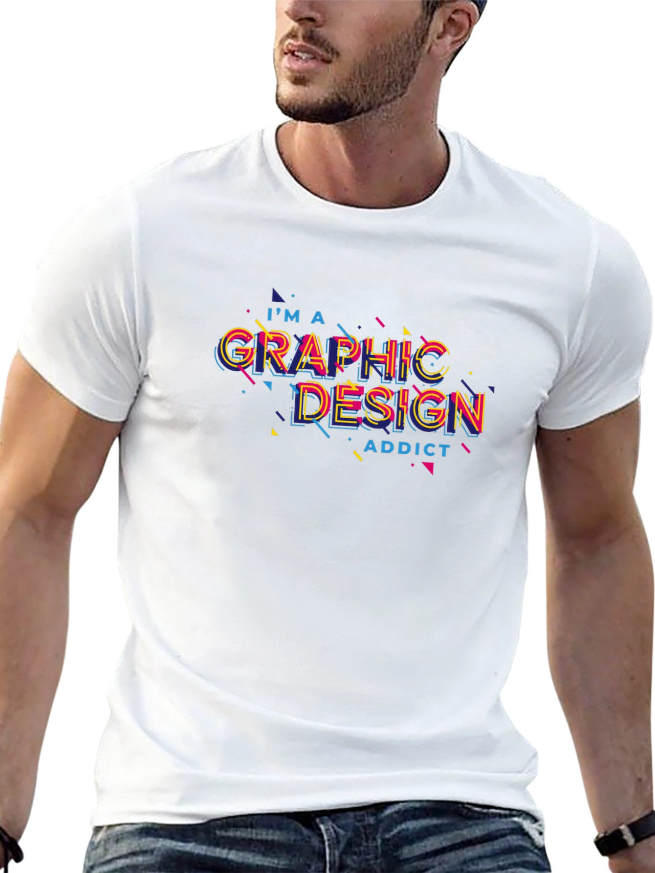 Graphic Design Addict Black T-Shirt