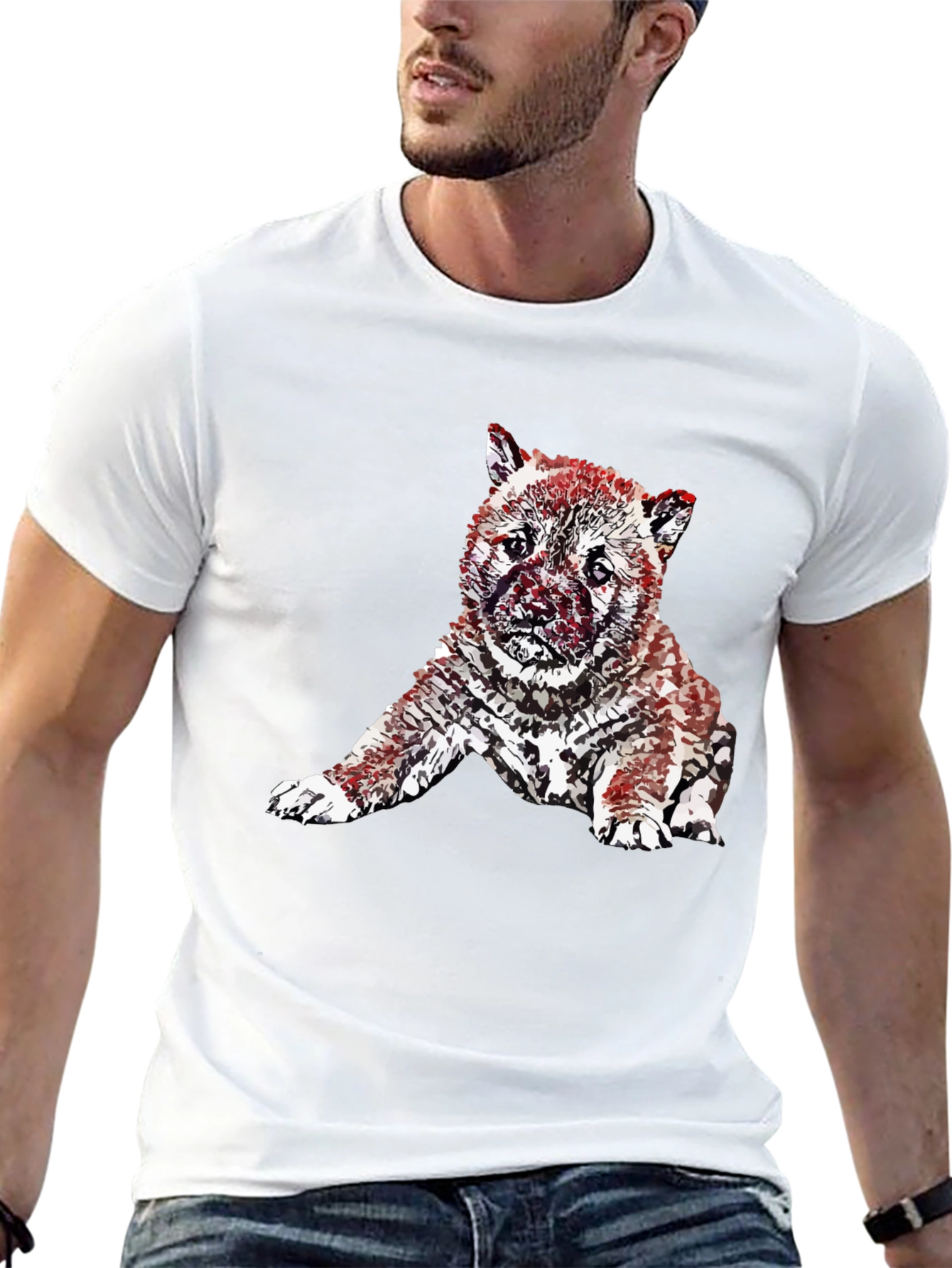 Cool Puppy Graphic Tee - Modern Streetwear Style