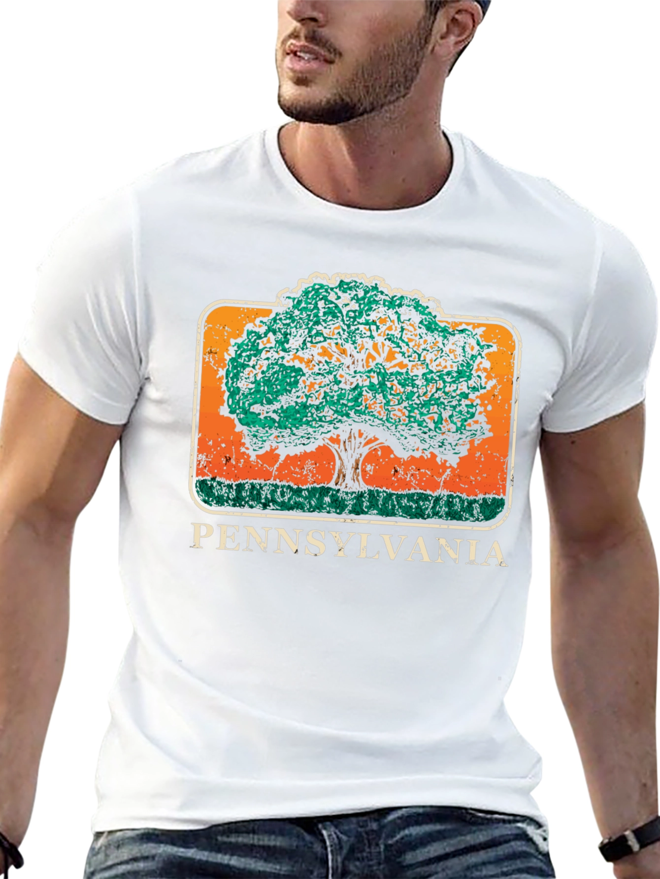 Pennsylvania Tree Graphic T-Shirt
