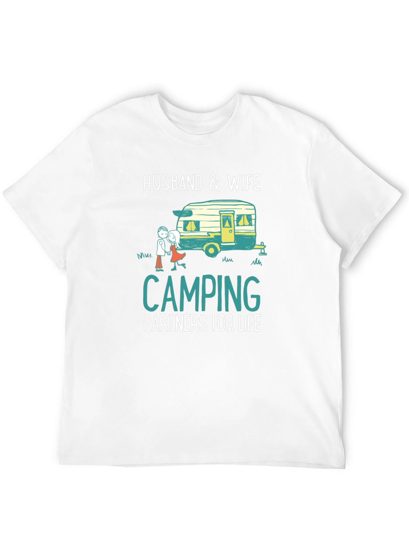 Husband & Wife Camping Partners T-Shirt