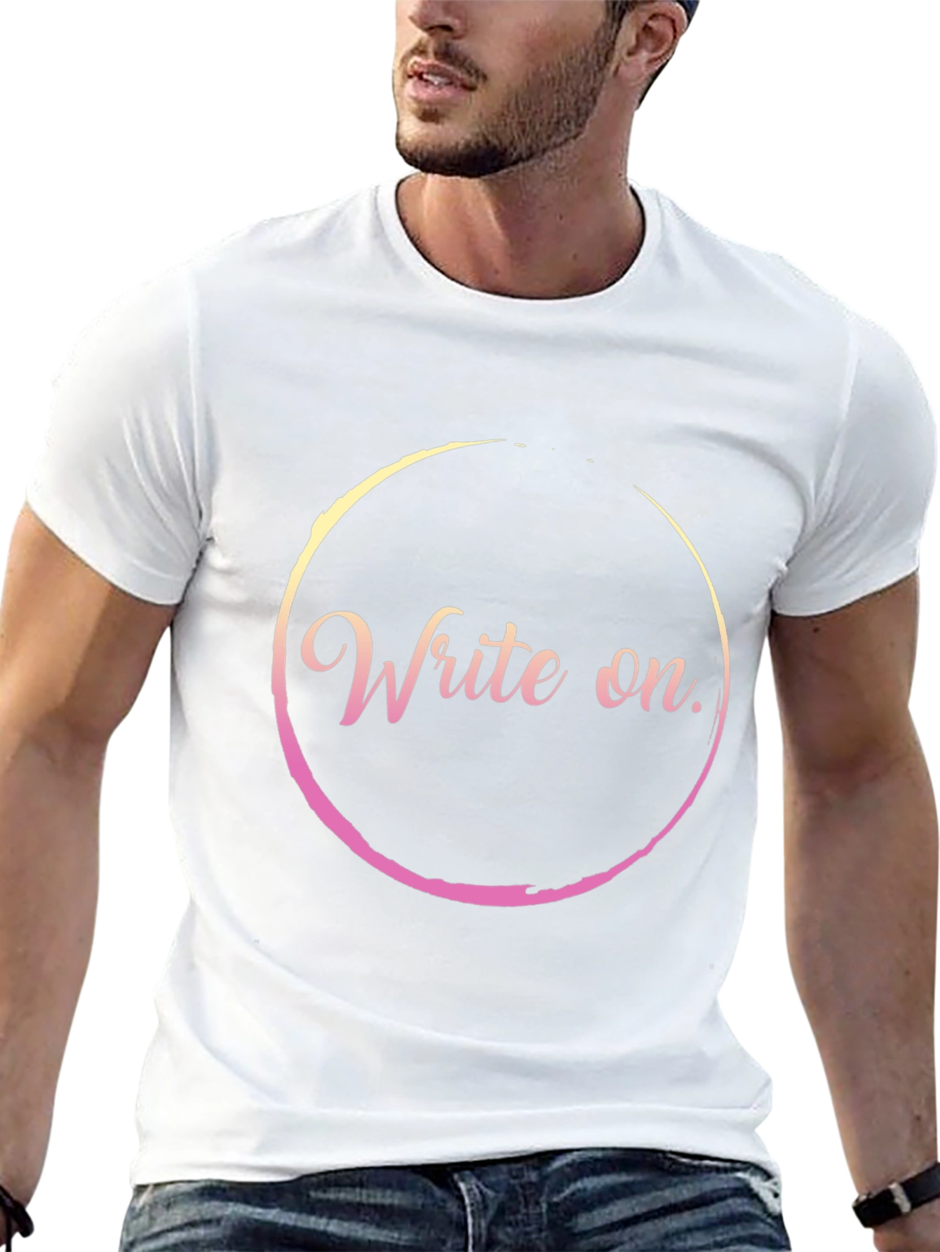 Write On Black T-Shirt
