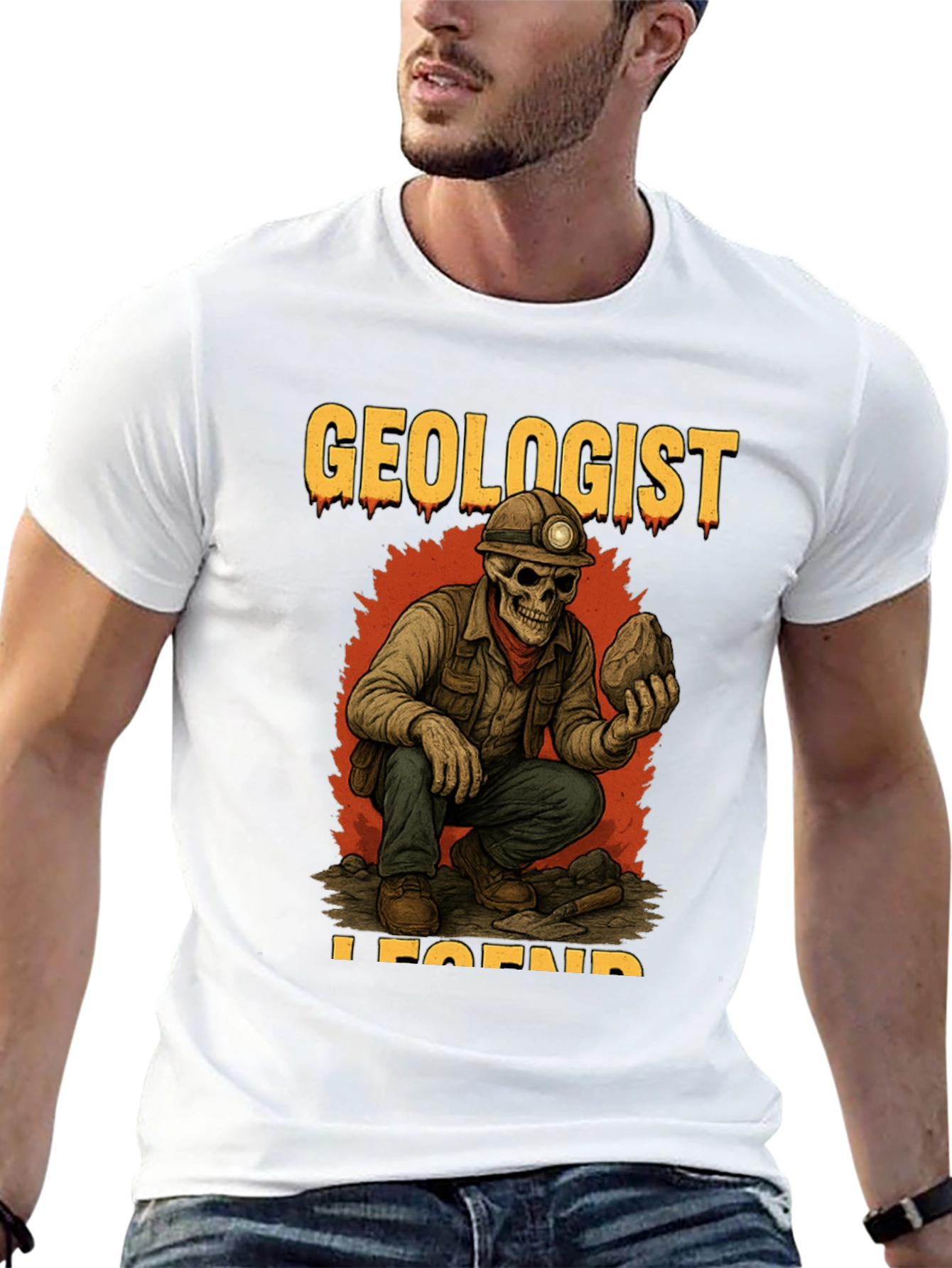 Geologist Legend Black T-Shirt