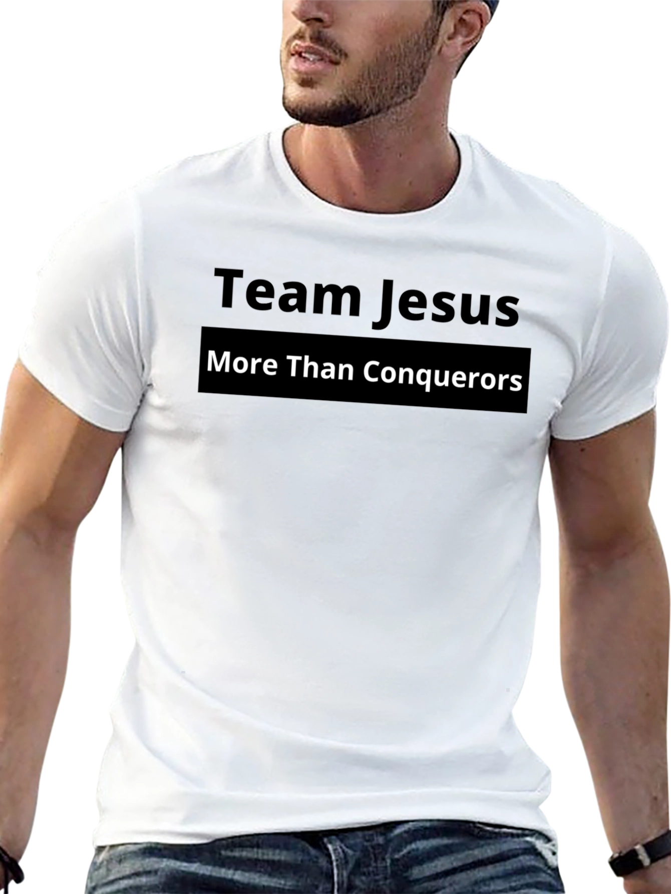 Team Jesus More Than Conquerors Graphic T-Shirt
