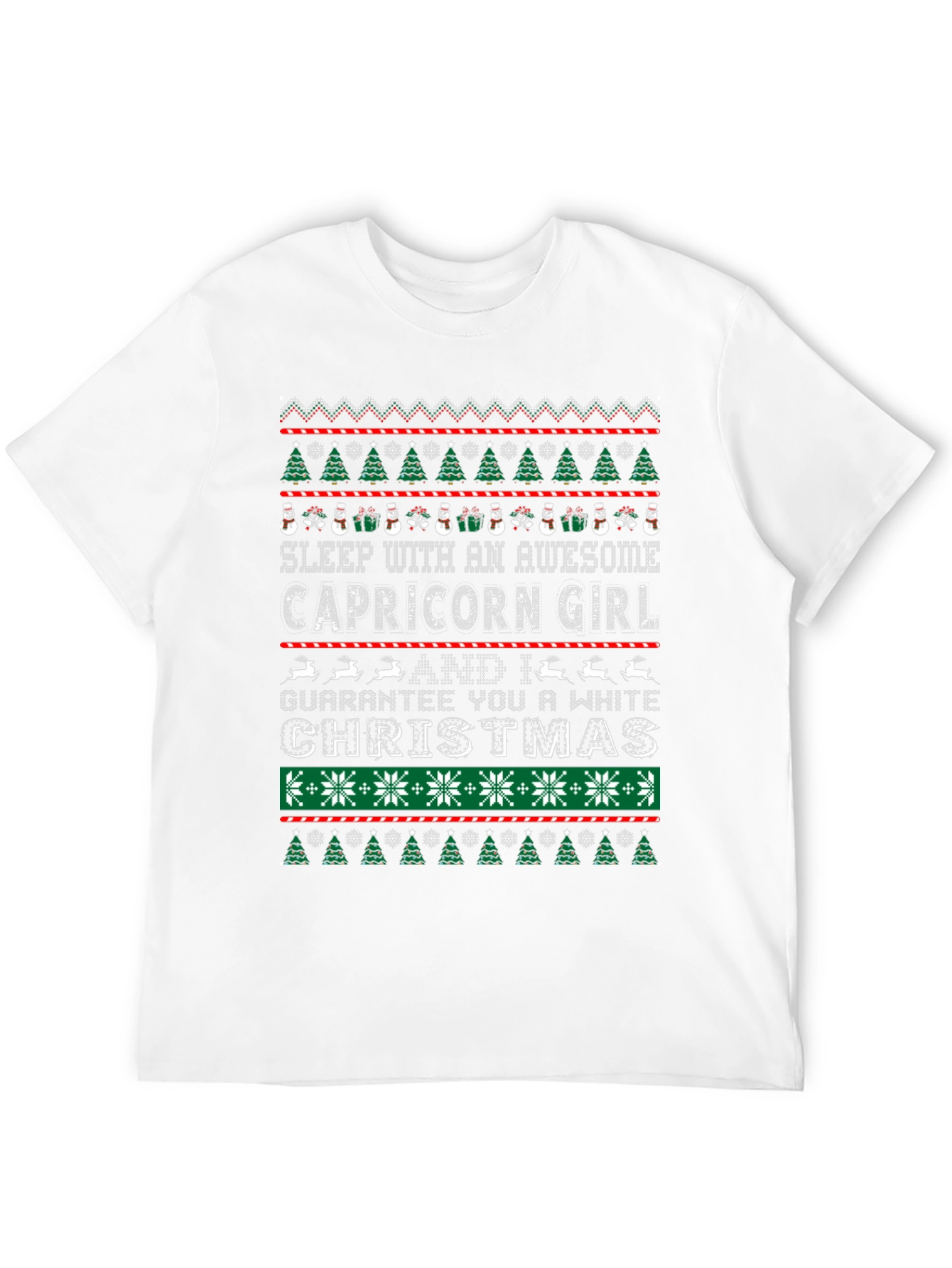 Capricorn Girl Ugly Christmas Sweater T-Shirt
