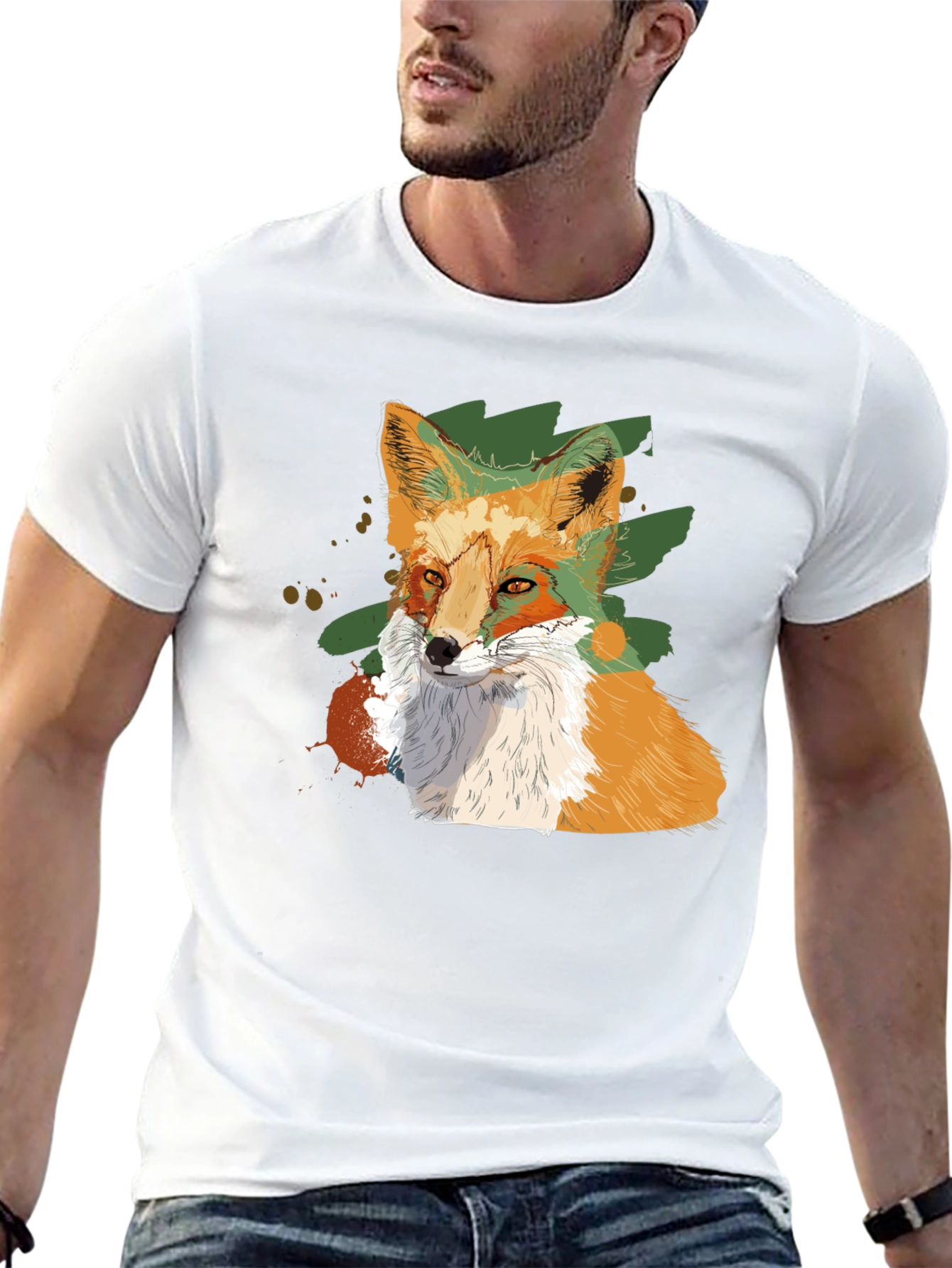 Fox Graphic Tee - Mens Black T-Shirt
