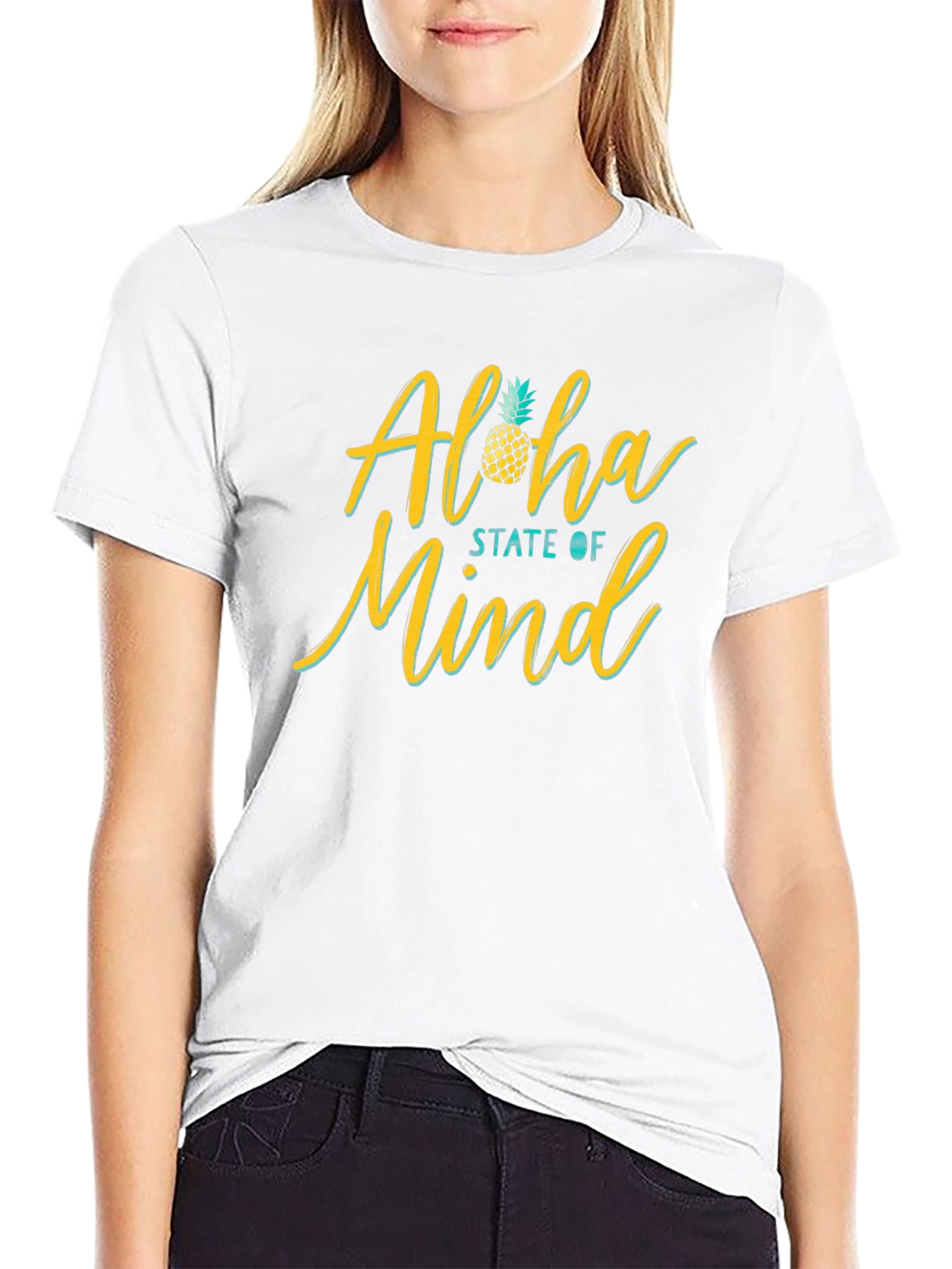 Aloha State of Mind Black Graphic Tee