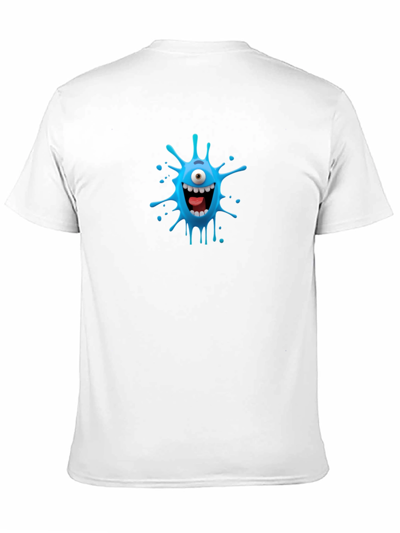 Funky One-Eyed Monster Graphic Tee - Black
