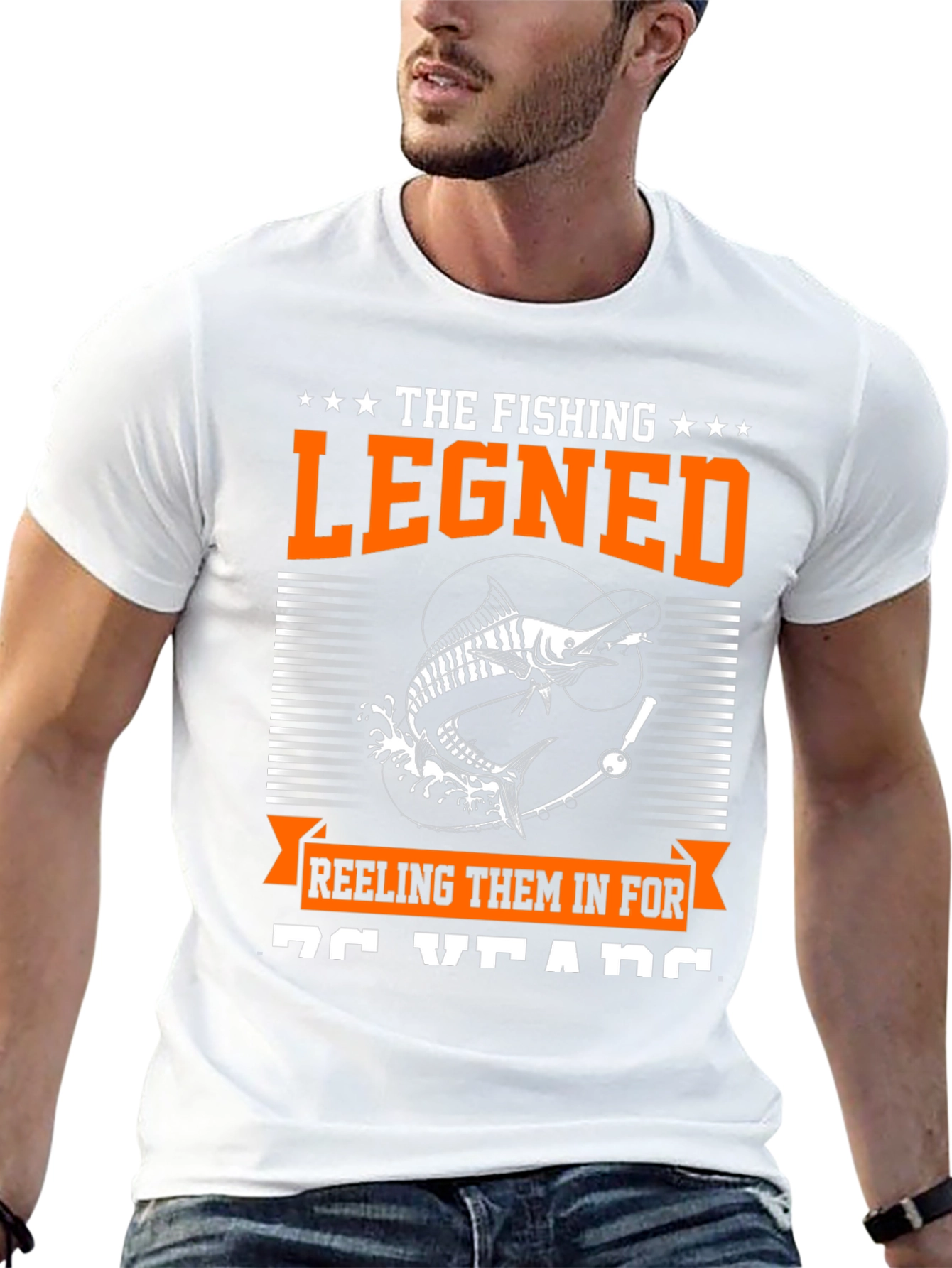 Fishing Legend Graphic T-Shirt