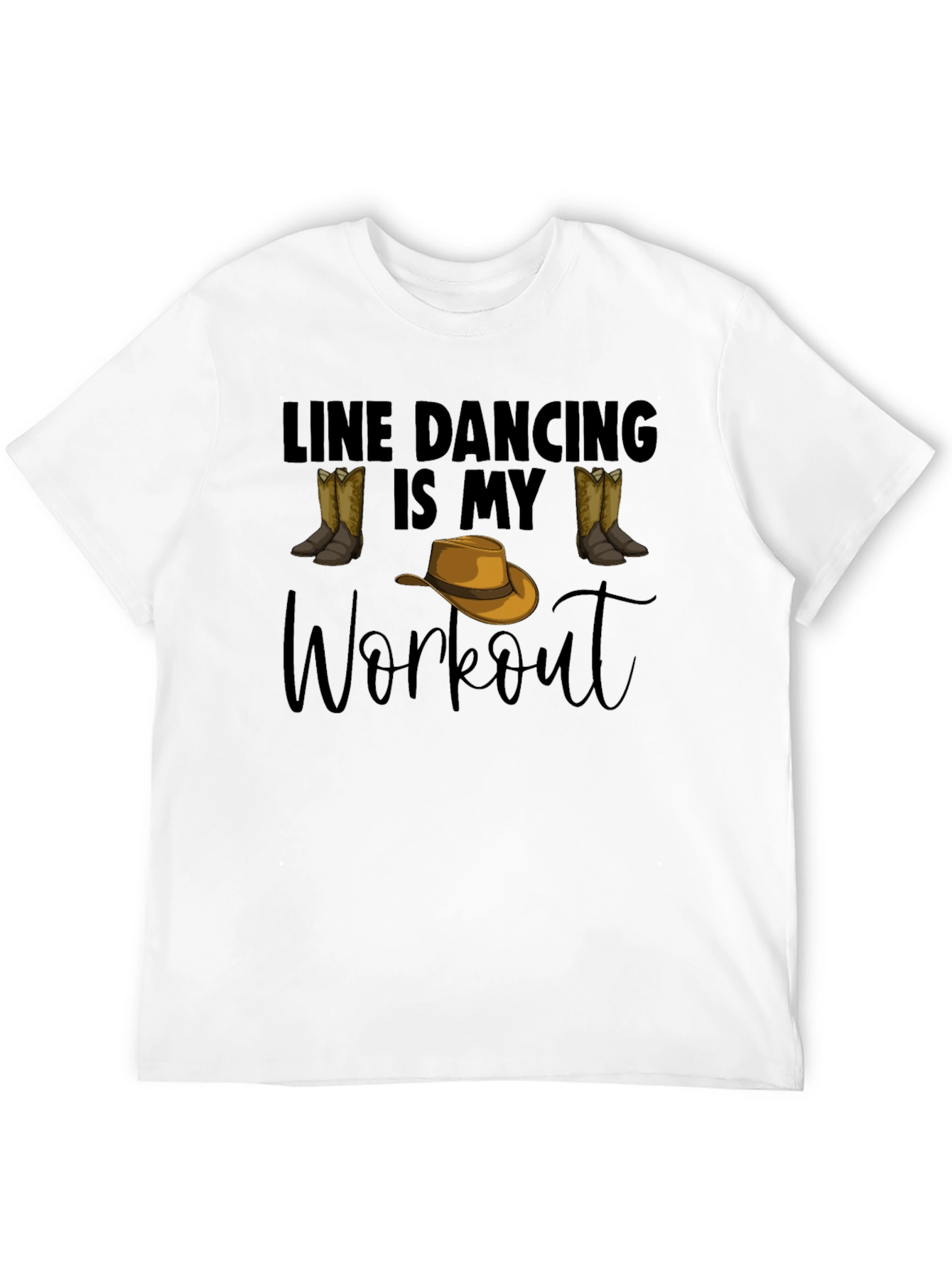 Line Dancing Workout Graphic Tee
