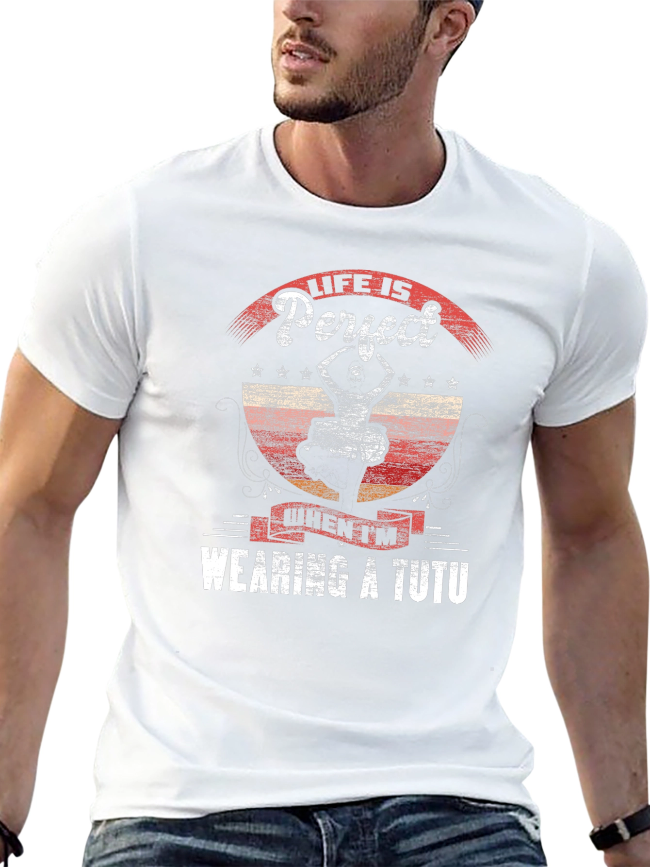 Life is Perfect Tutu Dancer Graphic Tee