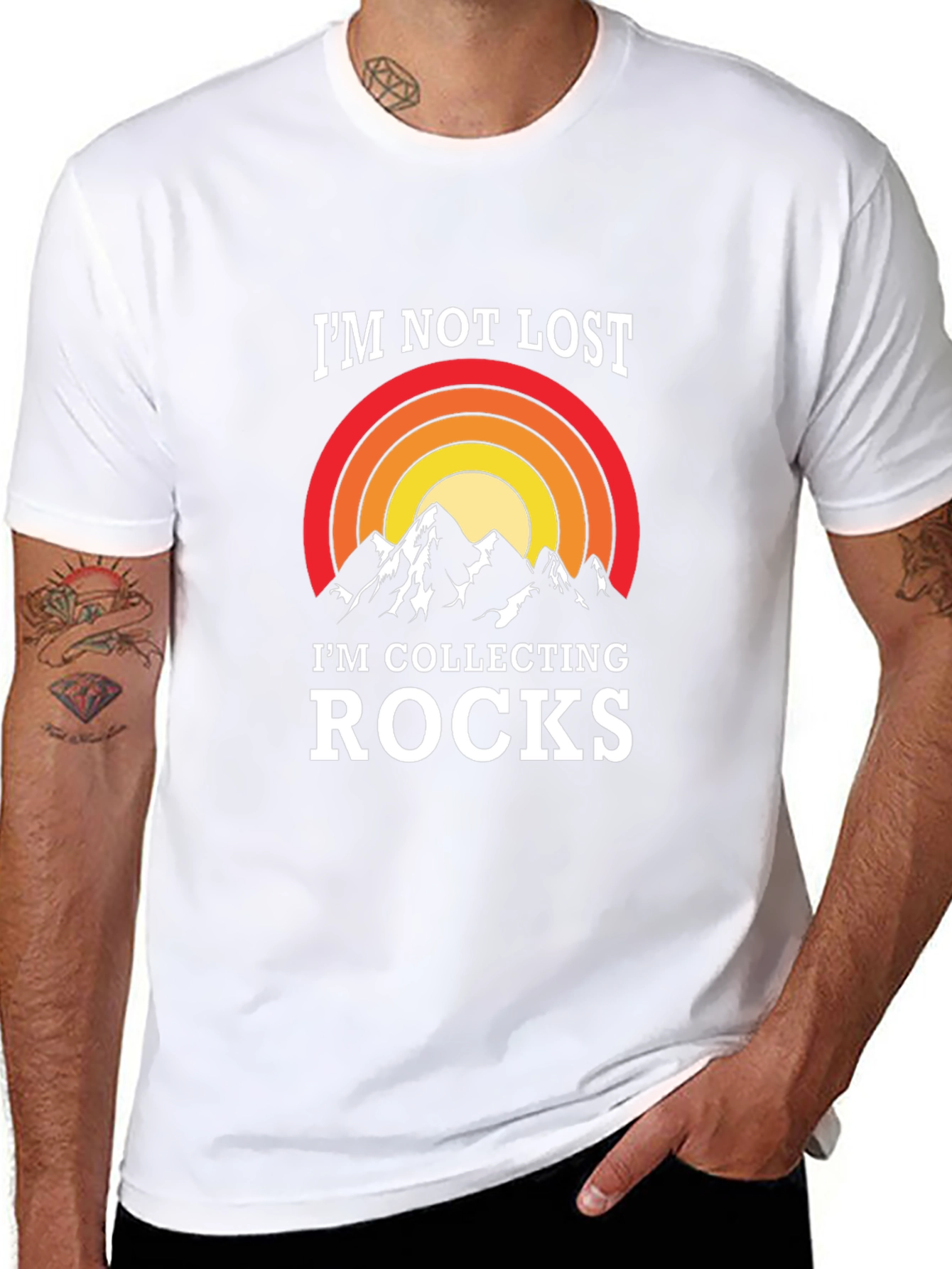 Im Not Lost Im Collecting Rocks T-Shirt