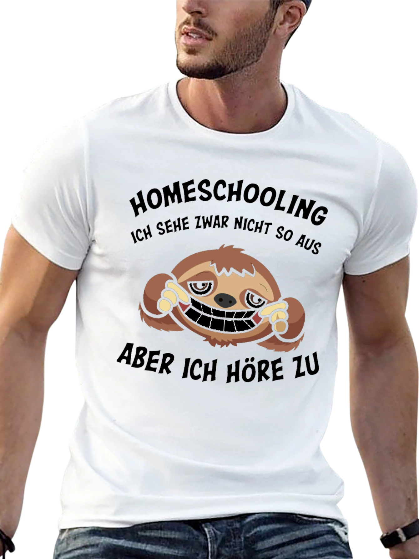 Funny Homeschooling Sloth T-Shirt