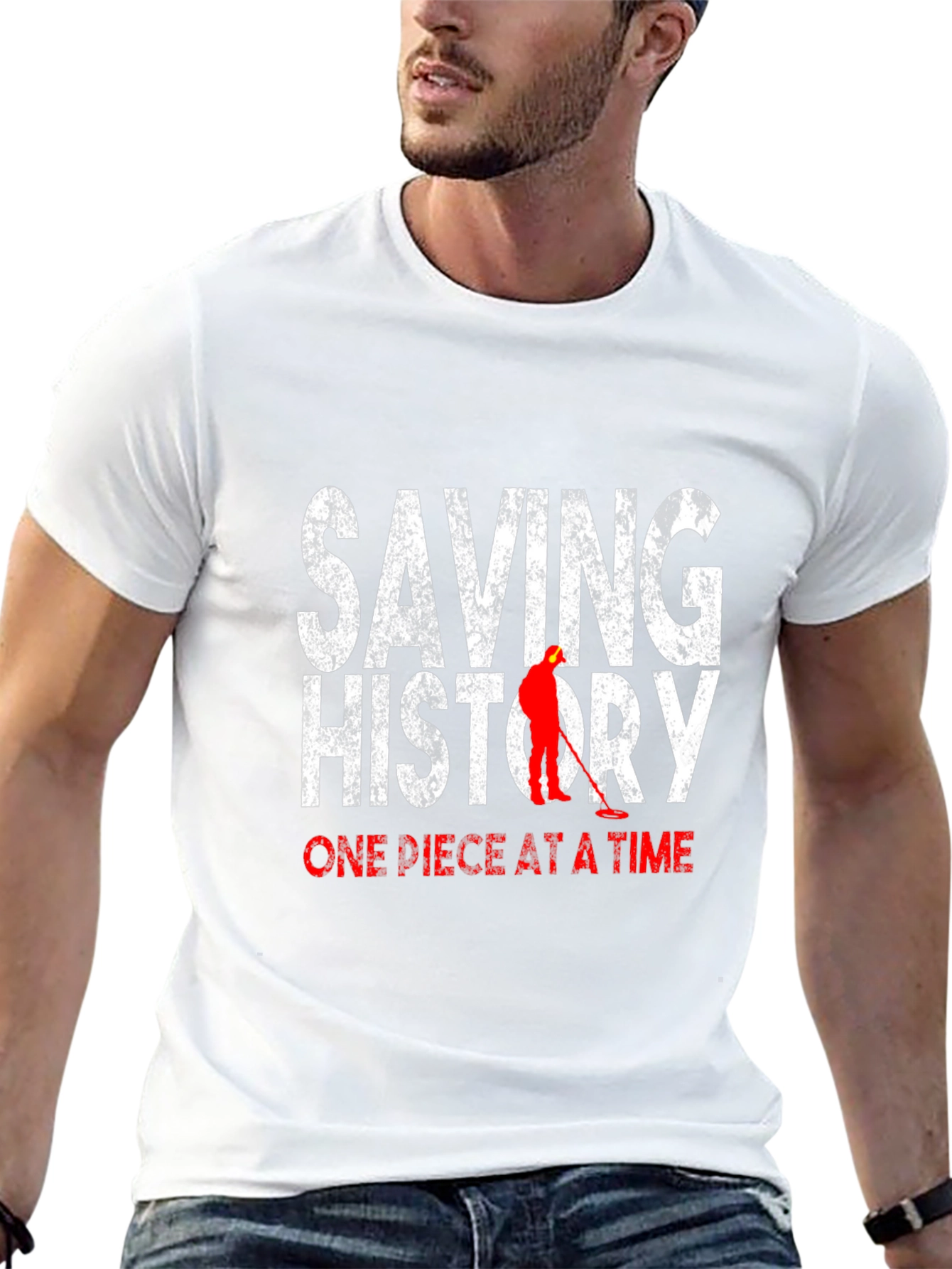 Saving History Tee - Detectorist Gift