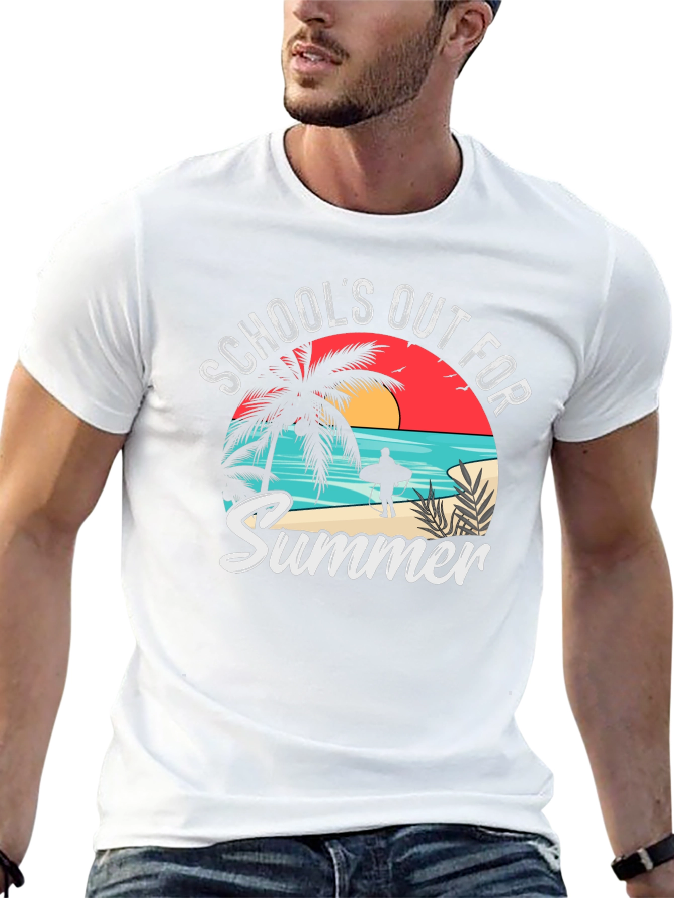 Schools Out for Summer T-Shirt - Beach Vibes