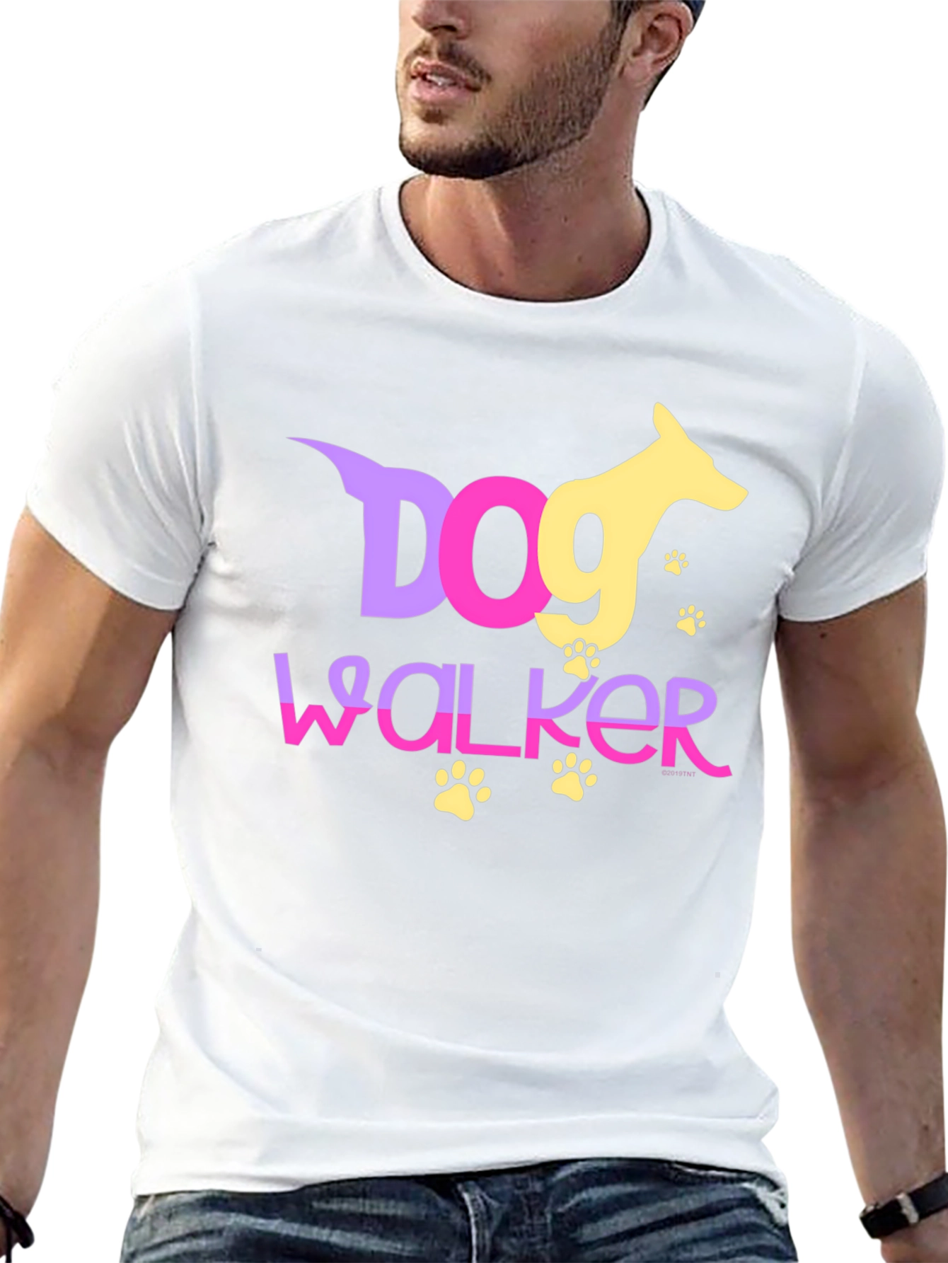 Dog Walker T-Shirt - Fun Graphic Tee