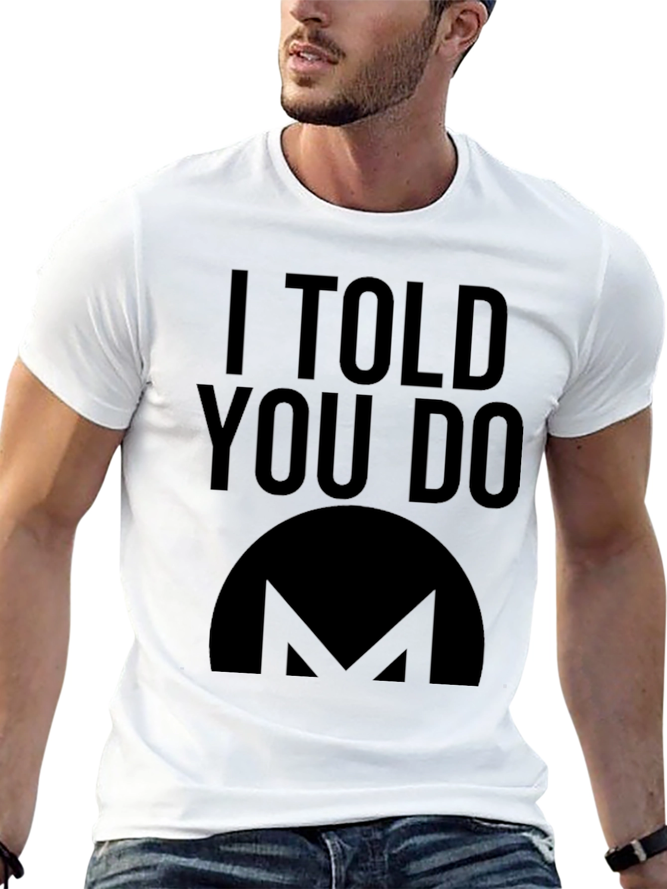 I Told You Do Crypto T-Shirt - Black