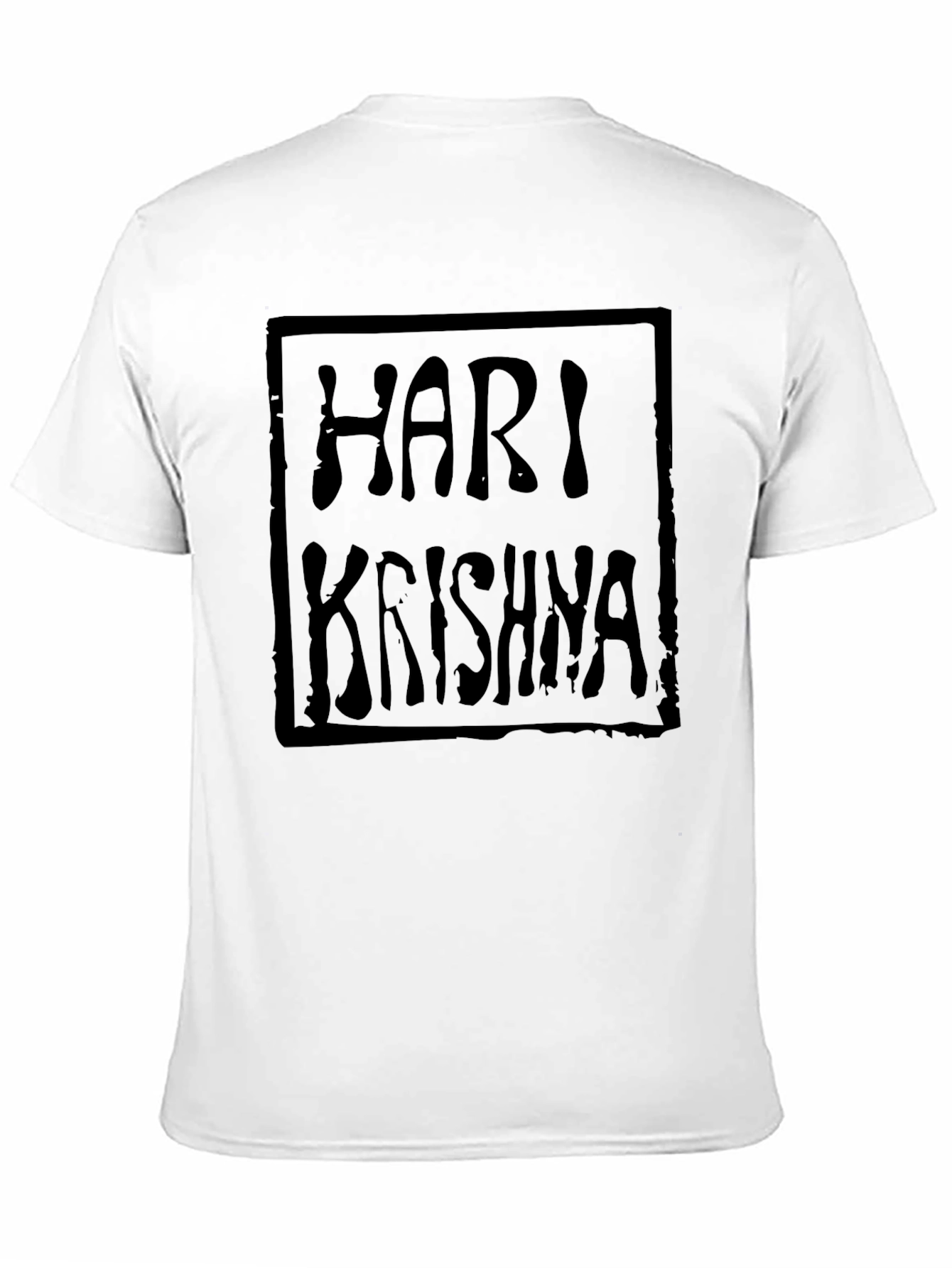 Hari Krishna Graphic Tee - Soft Cotton Blend Shirt