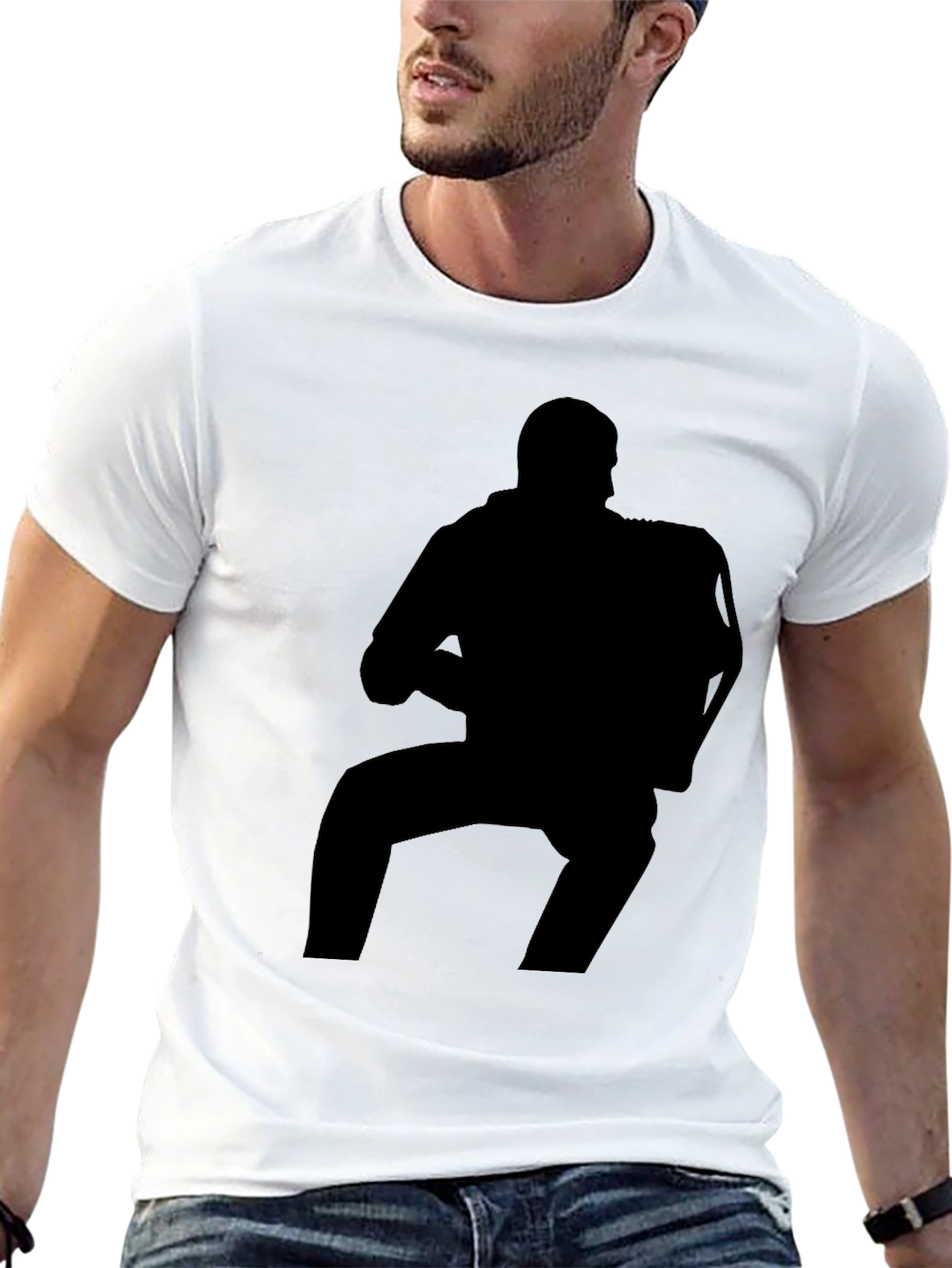 Silhouette Graphic Tee - Casual Style