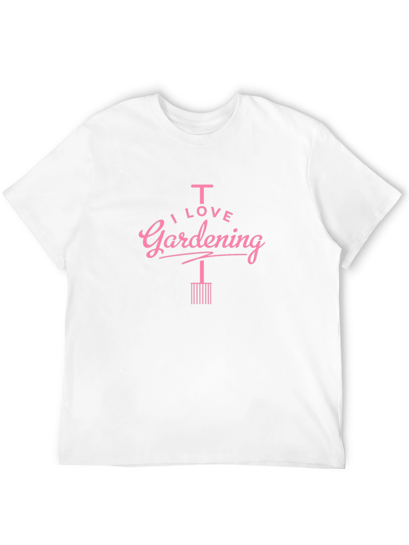 I Love Gardening Black T-Shirt