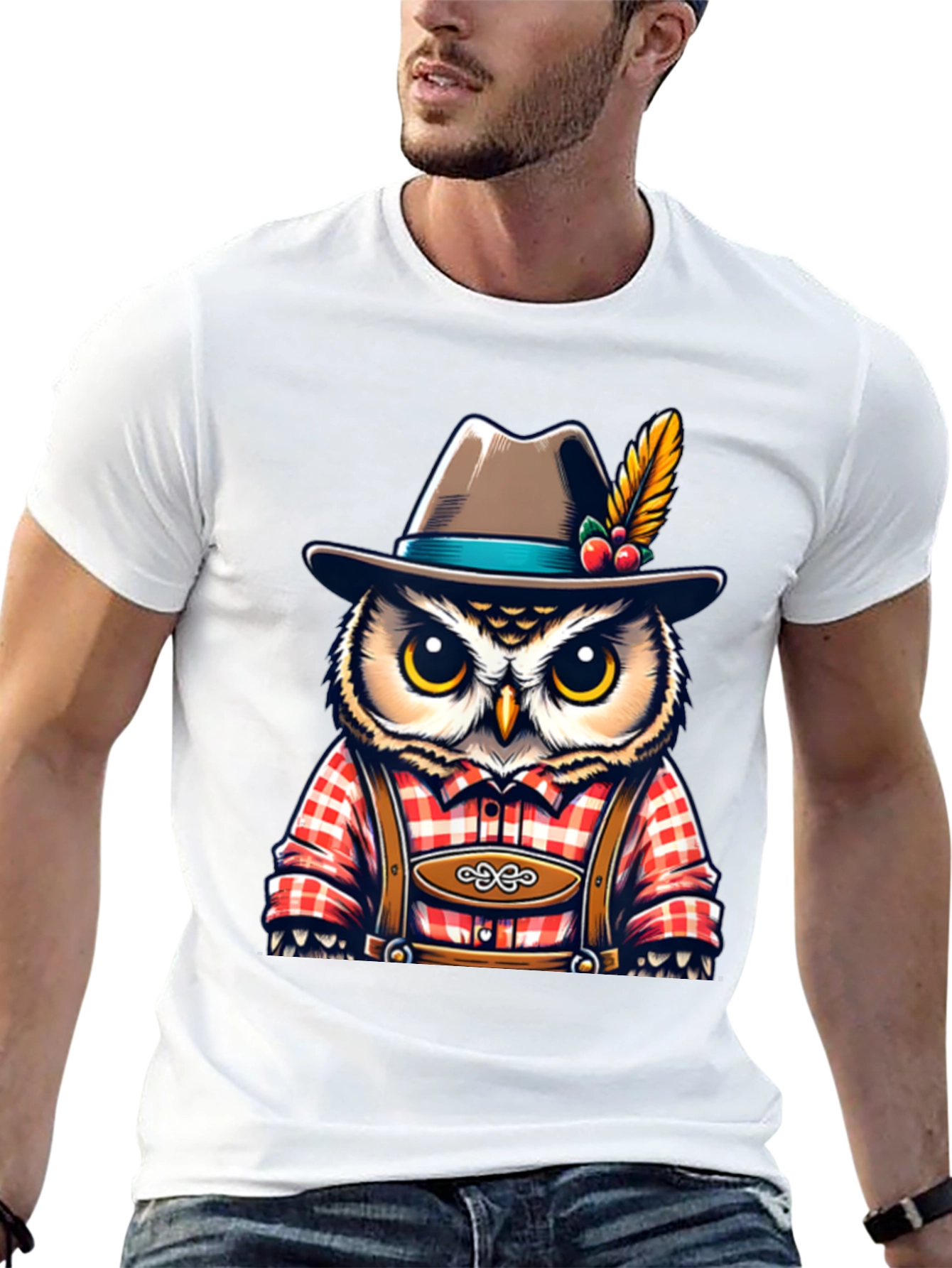 Owl Oktoberfest T-Shirt - Bavarian Style