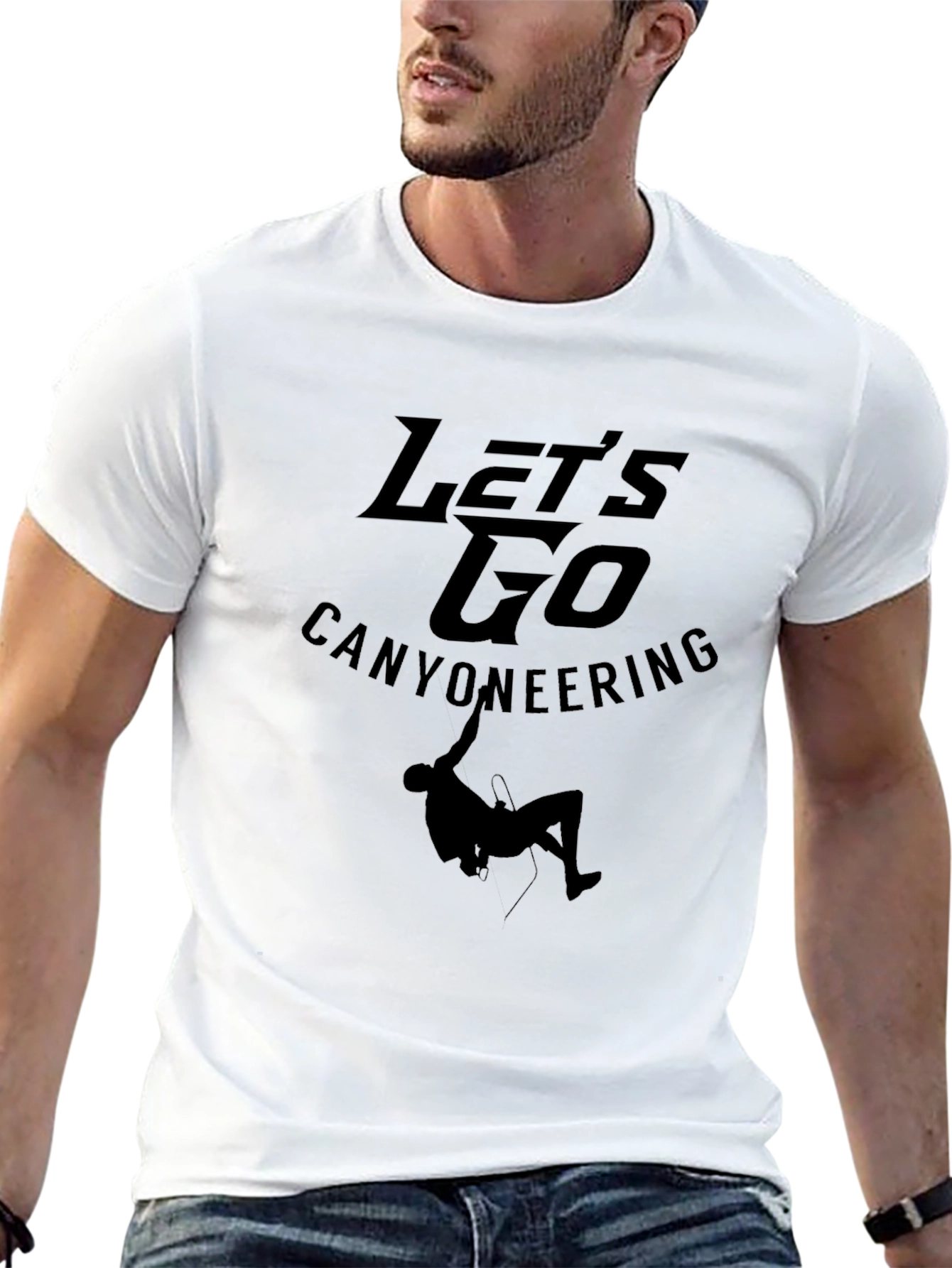 Lets Go Canyoneering Black T-Shirt