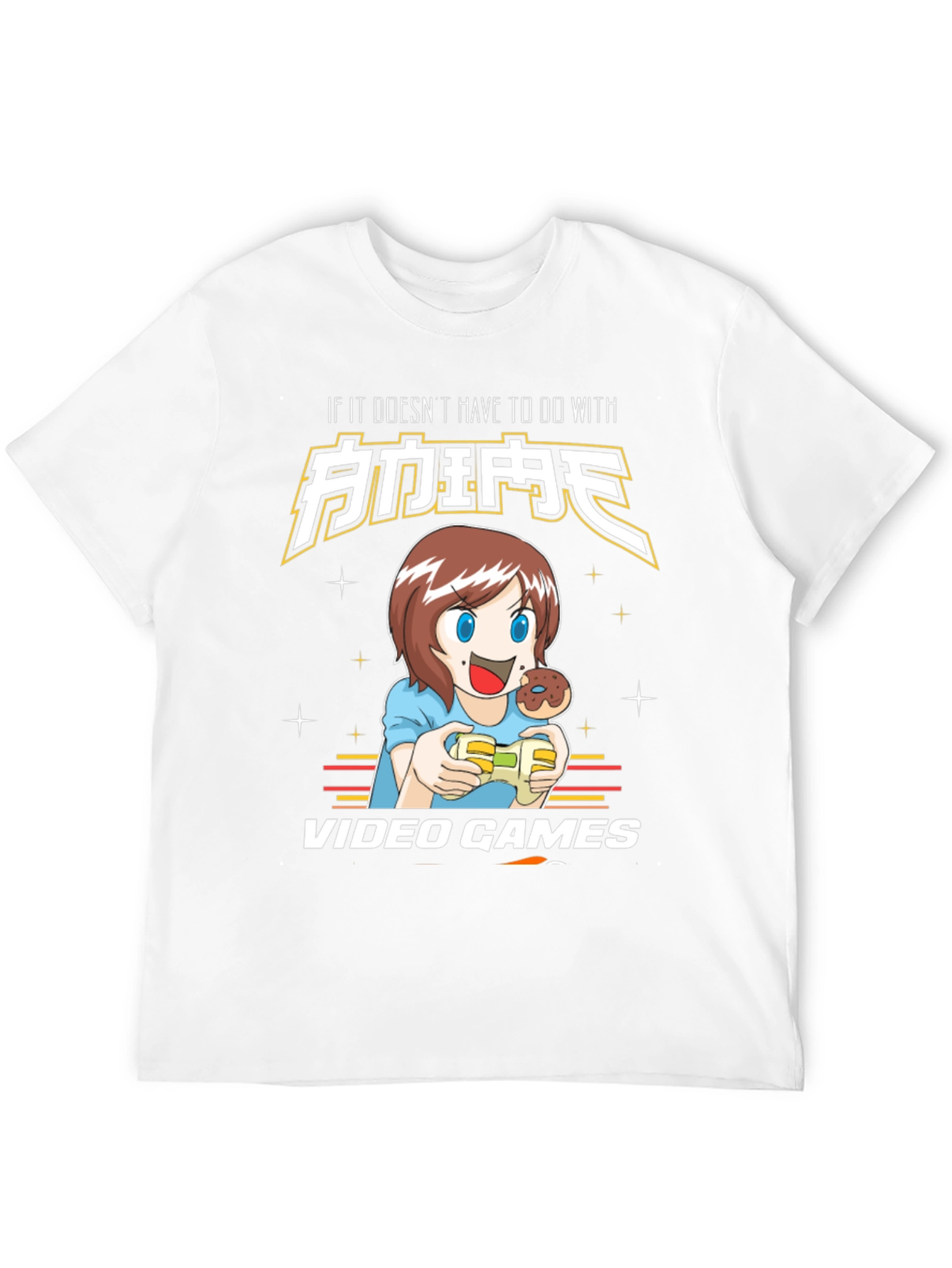 Video Games Anime Graphic T-Shirt