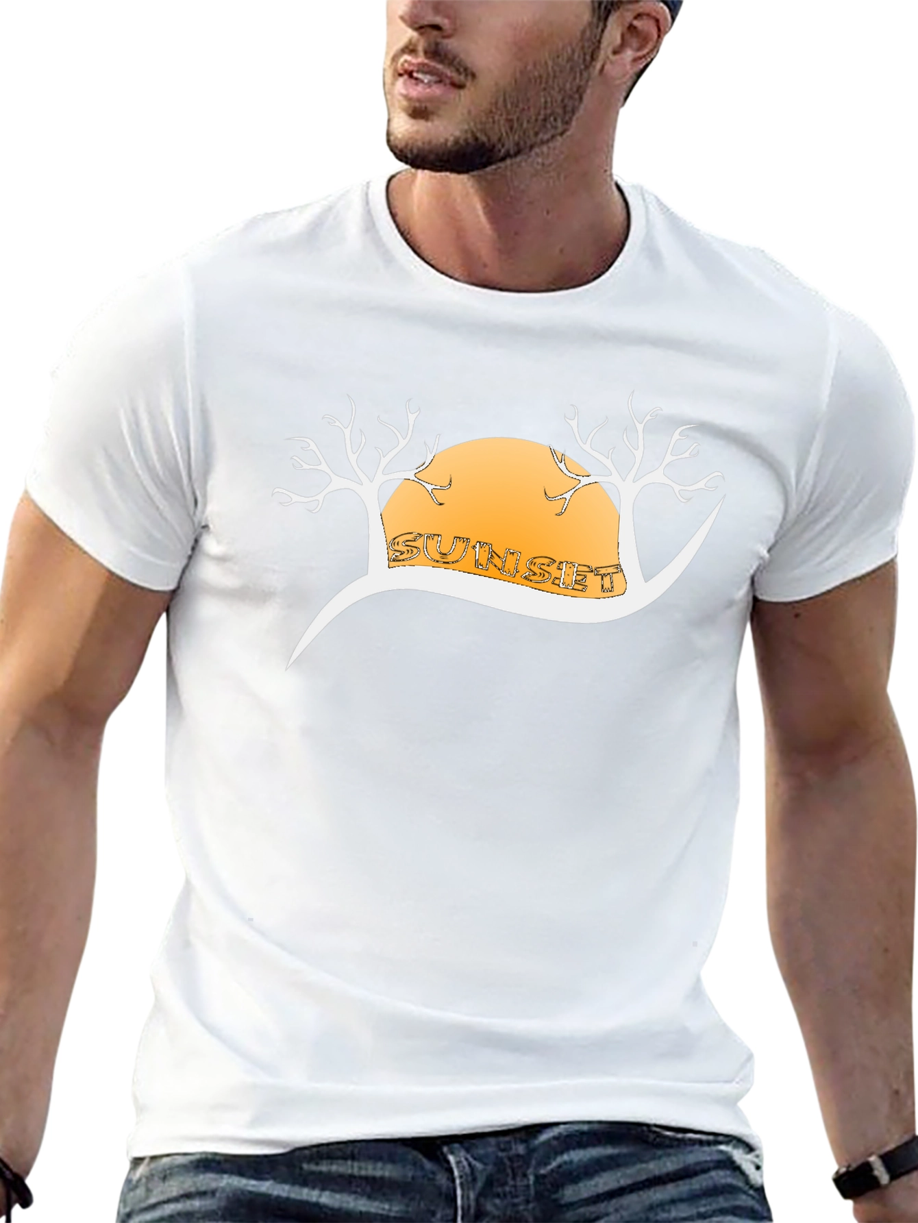 Sunset Graphic Print T-Shirt