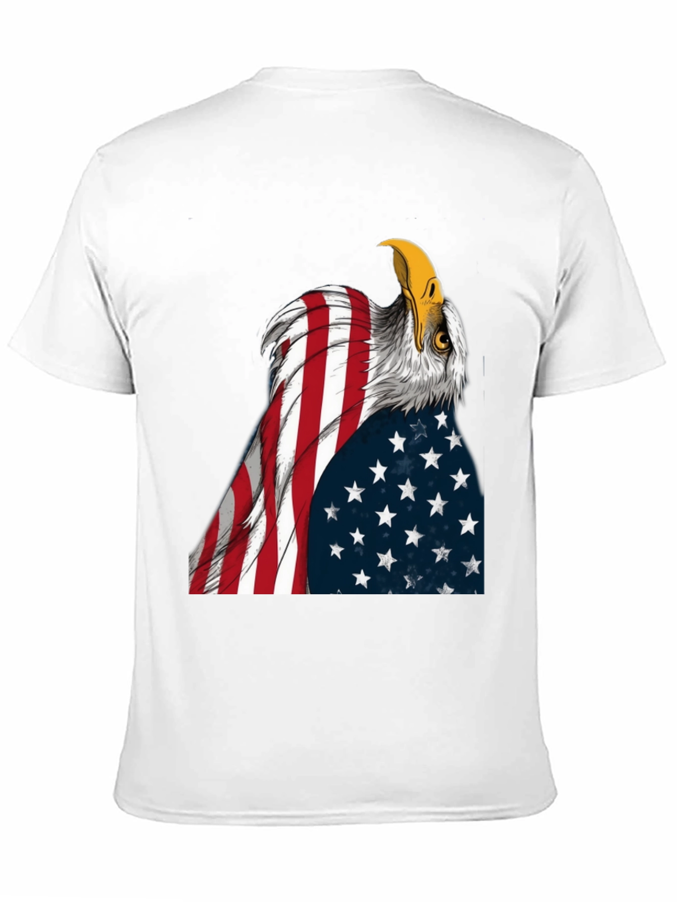 American Eagle Flag Graphic Tee - Patriotic Design