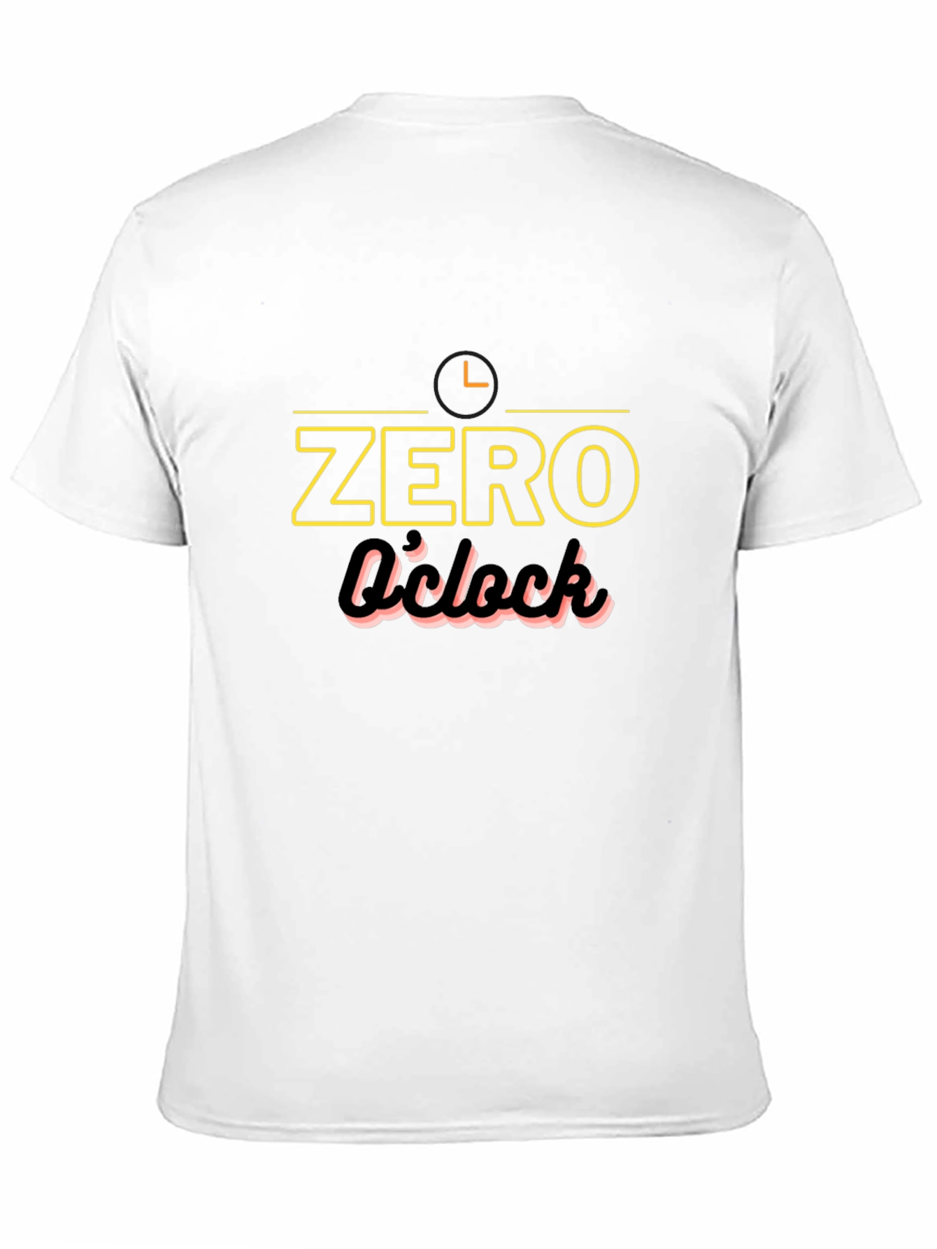 Zero Oclock Black Graphic T-Shirt