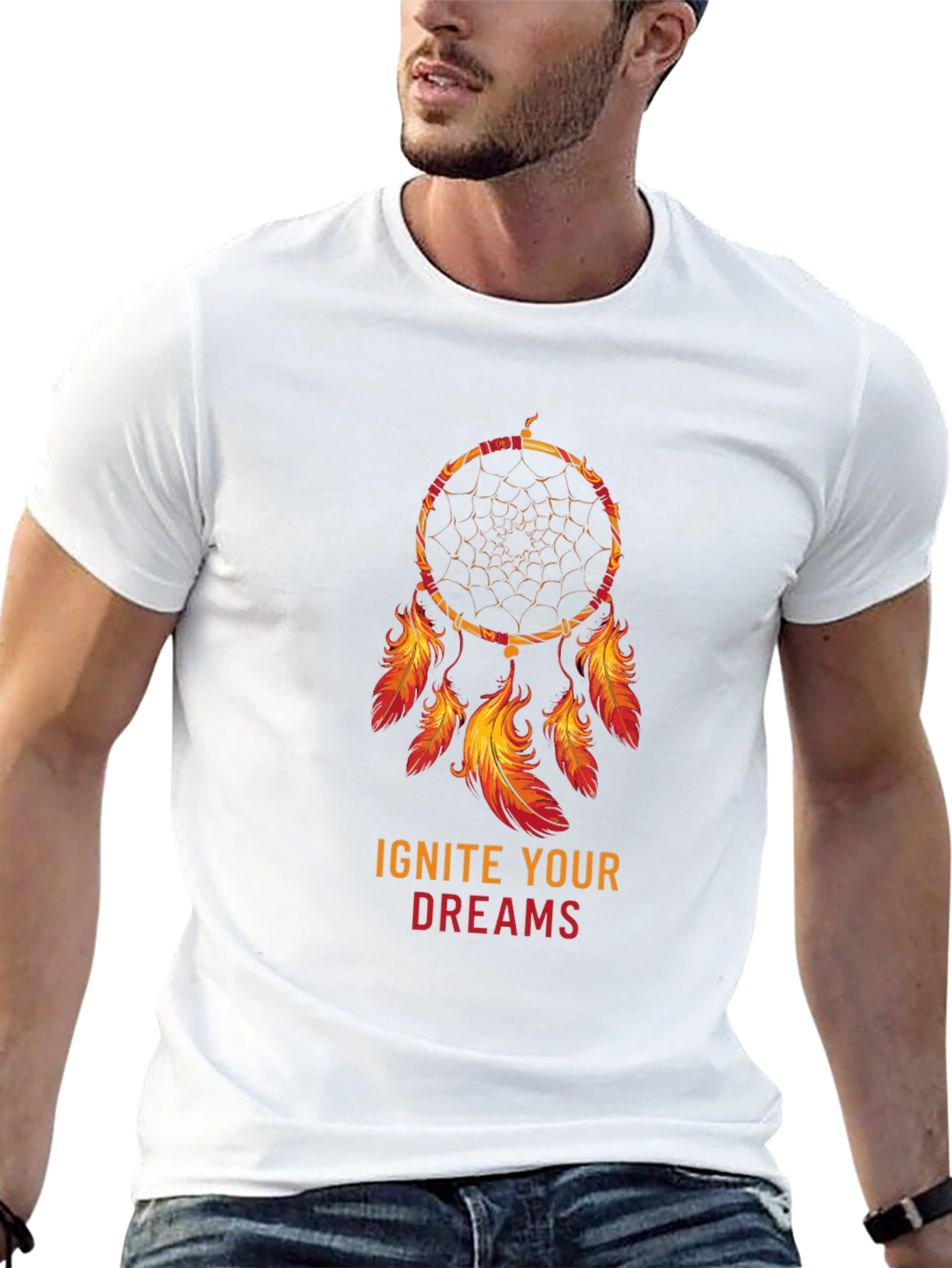 Dream Catcher Graphic Tee - Ignite Your Dreams