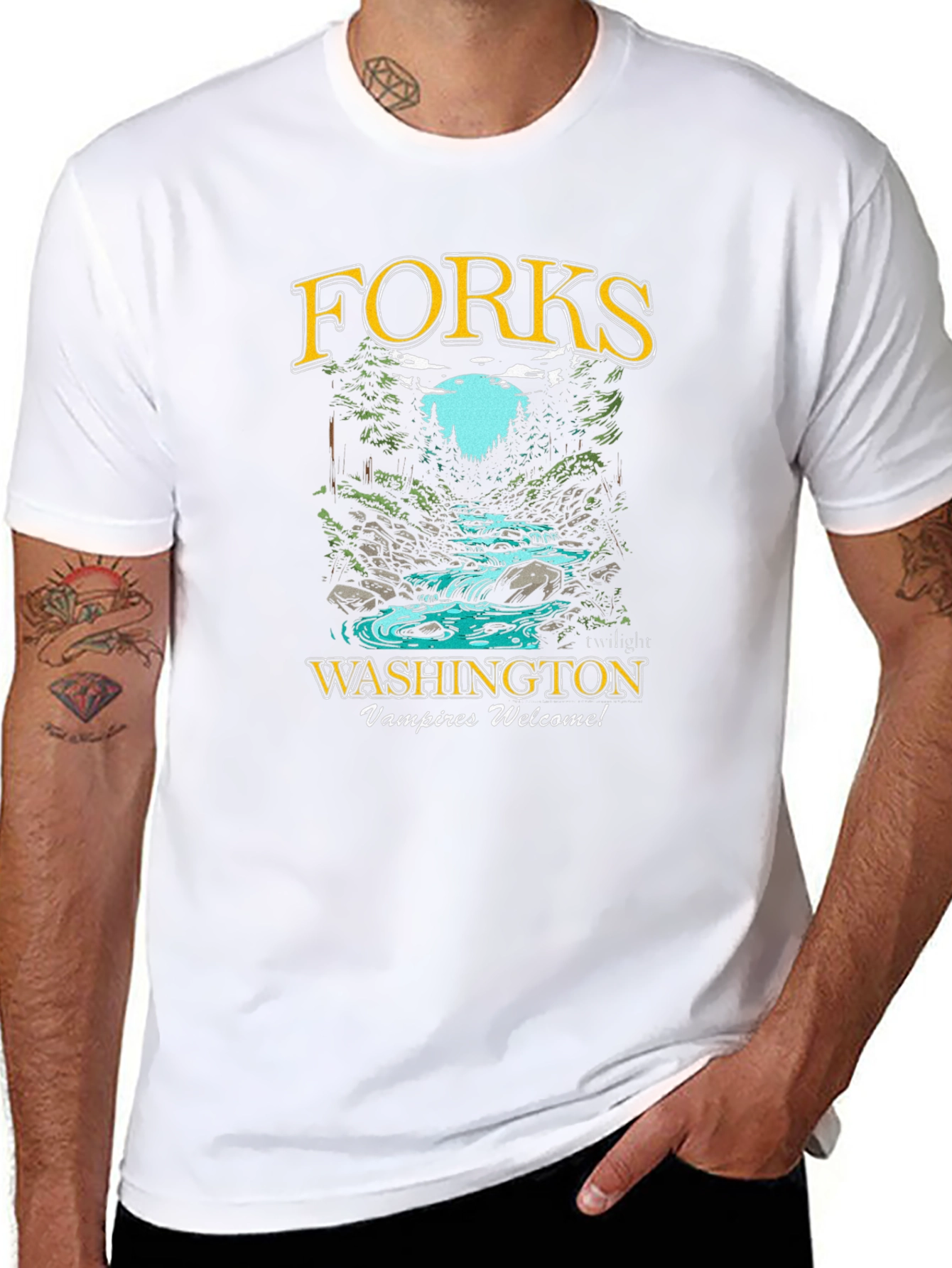 Forks Washington Vampires Welcome T-Shirt