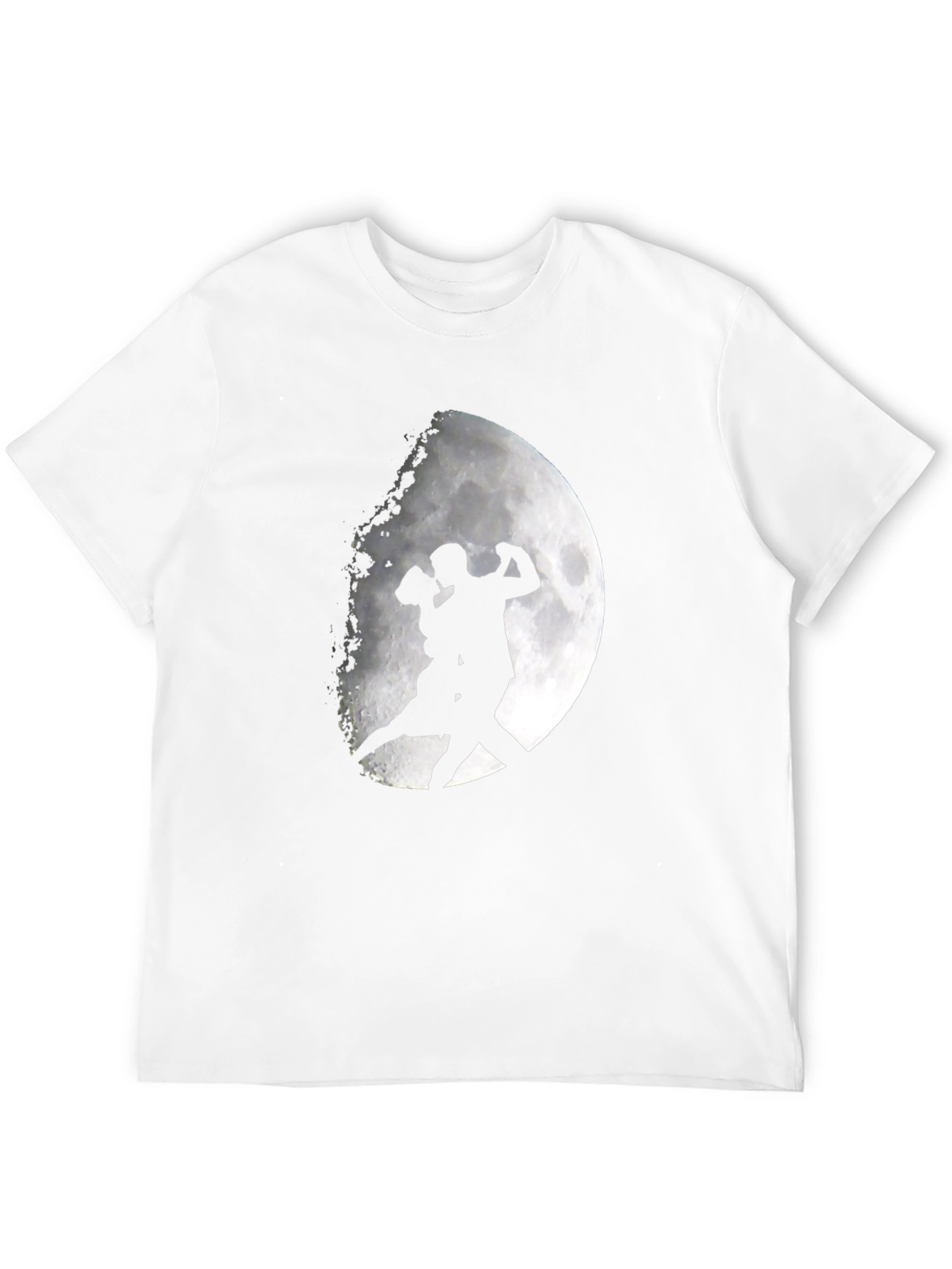 Moonlit Tango Graphic Tee - Black Cotton Shirt