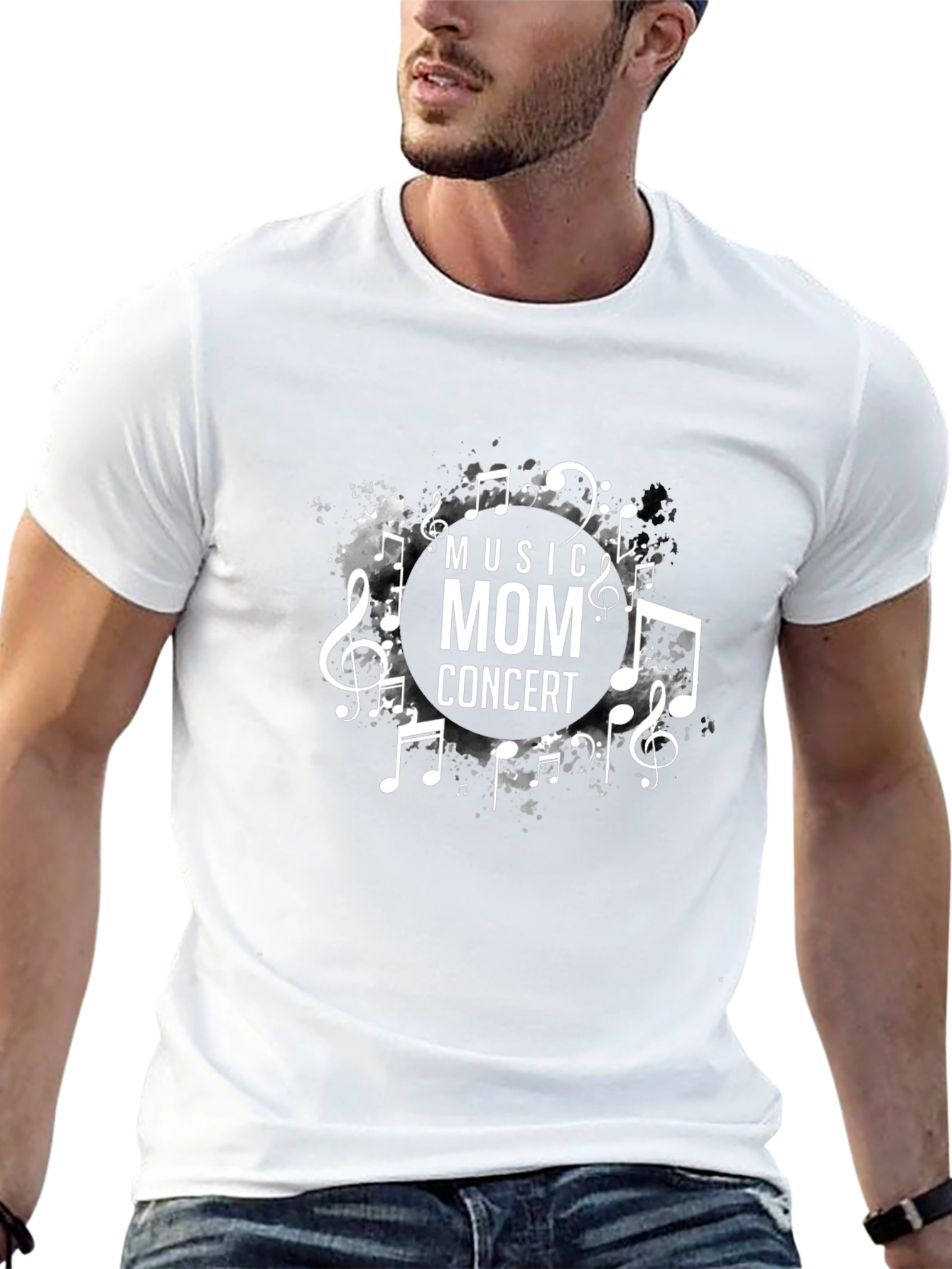 Music Mom Concert T-Shirt - Black