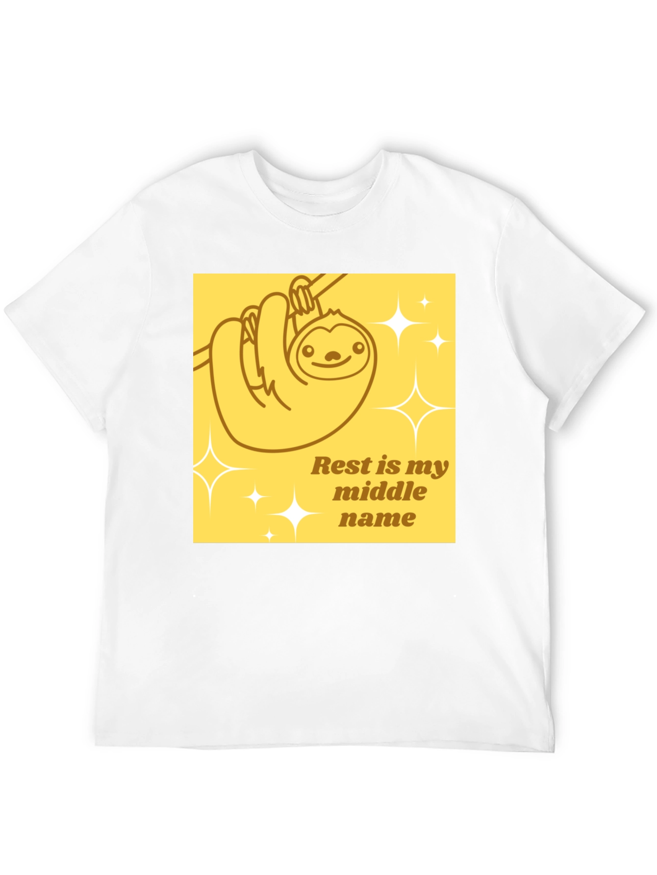 Relaxed Sloth Tee - Rest is my middle name