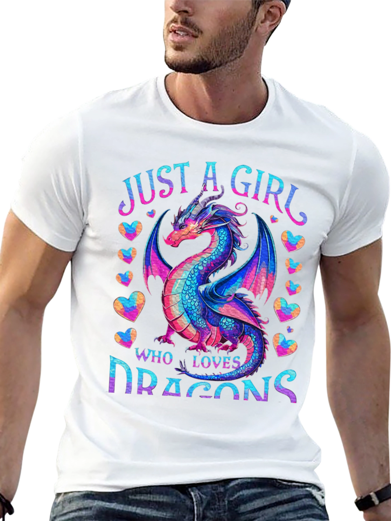 Just a Girl Who Loves Dragons T-Shirt