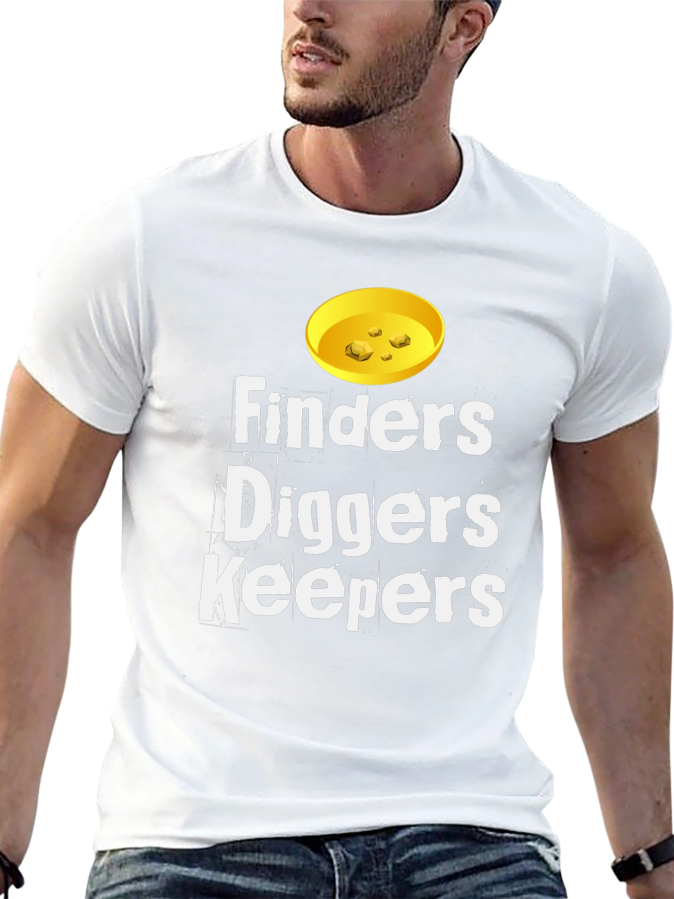 Finders Diggers Keepers T-Shirt - Gold Prospecting Tee
