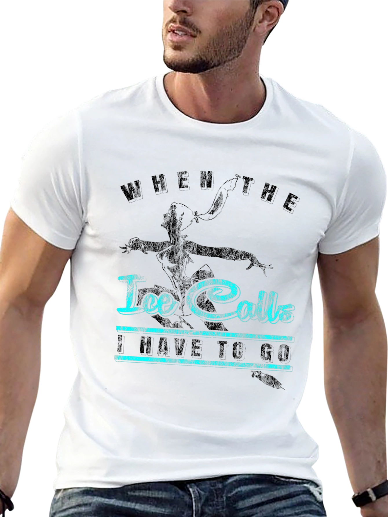Ice Calls T-Shirt - Black Graphic Tee