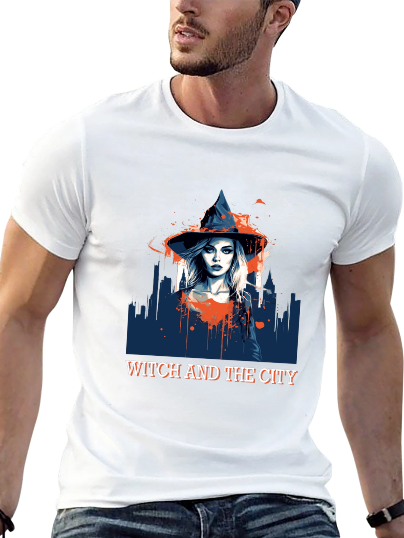 Witch and the City T-Shirt - Stylish Graphic Tee