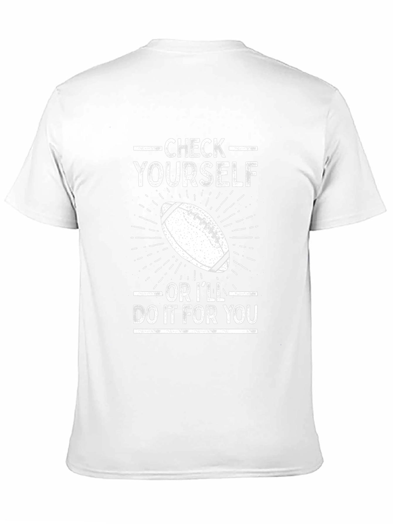 Check Yourself Football Graphic Tee