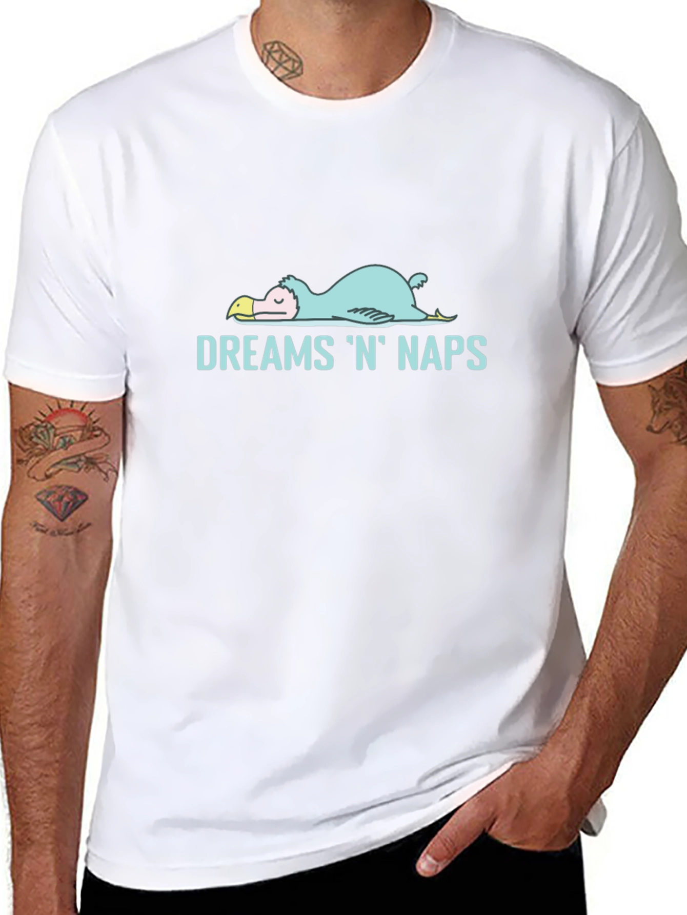 Dreams N Naps Graphic T-Shirt - Black