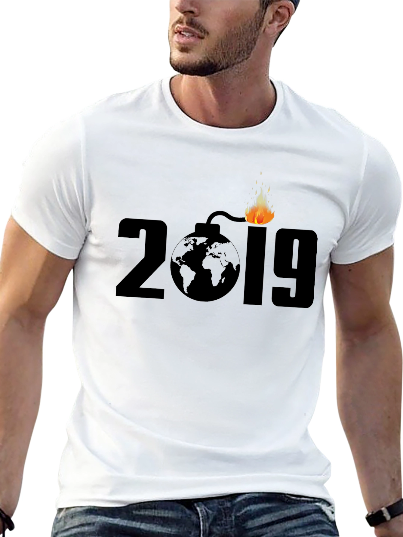 2019 Globe Bomb T-Shirt - Explosive Style!