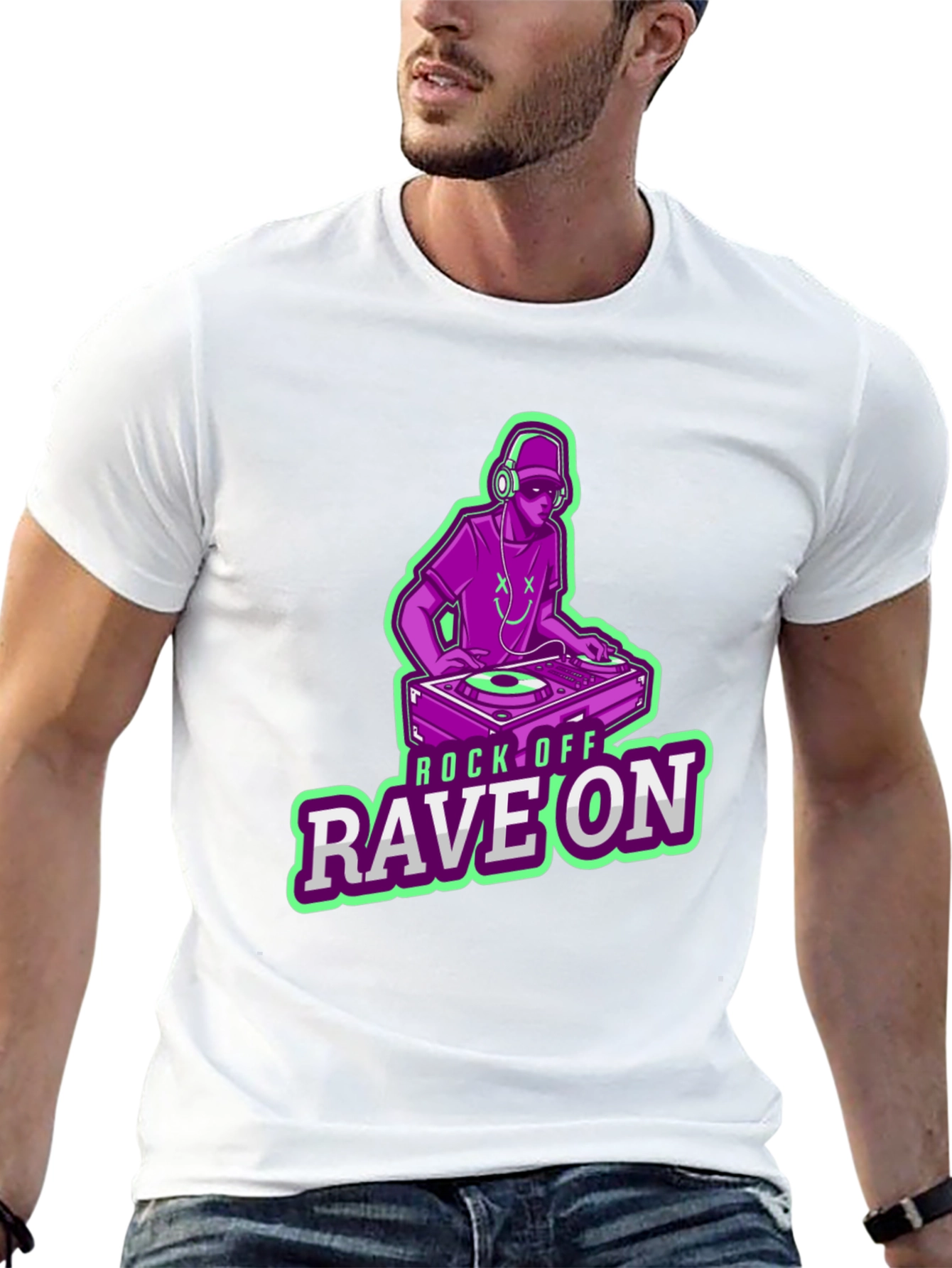 Rock Off Rave On T-Shirt