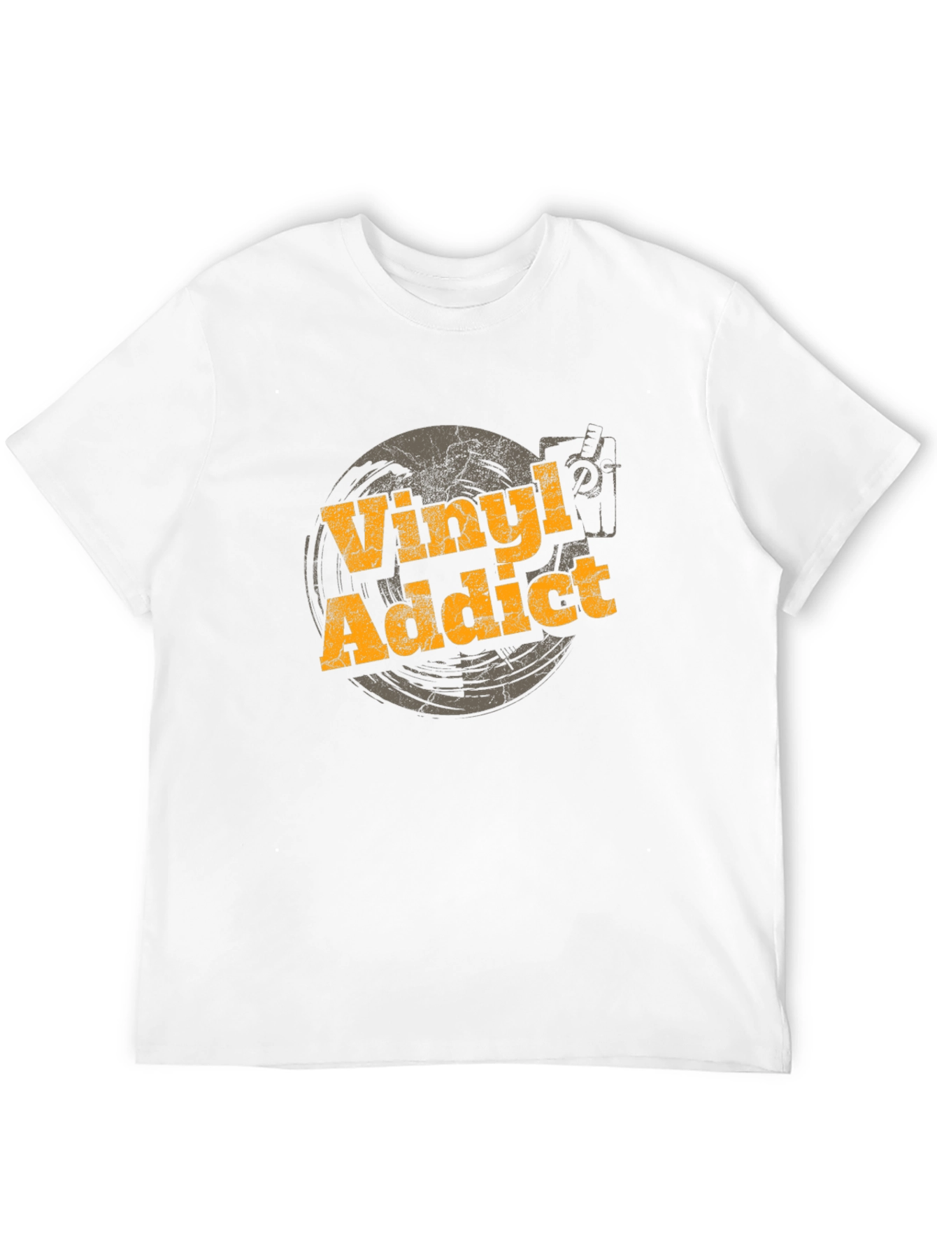 Vinyl Addict Black T-Shirt