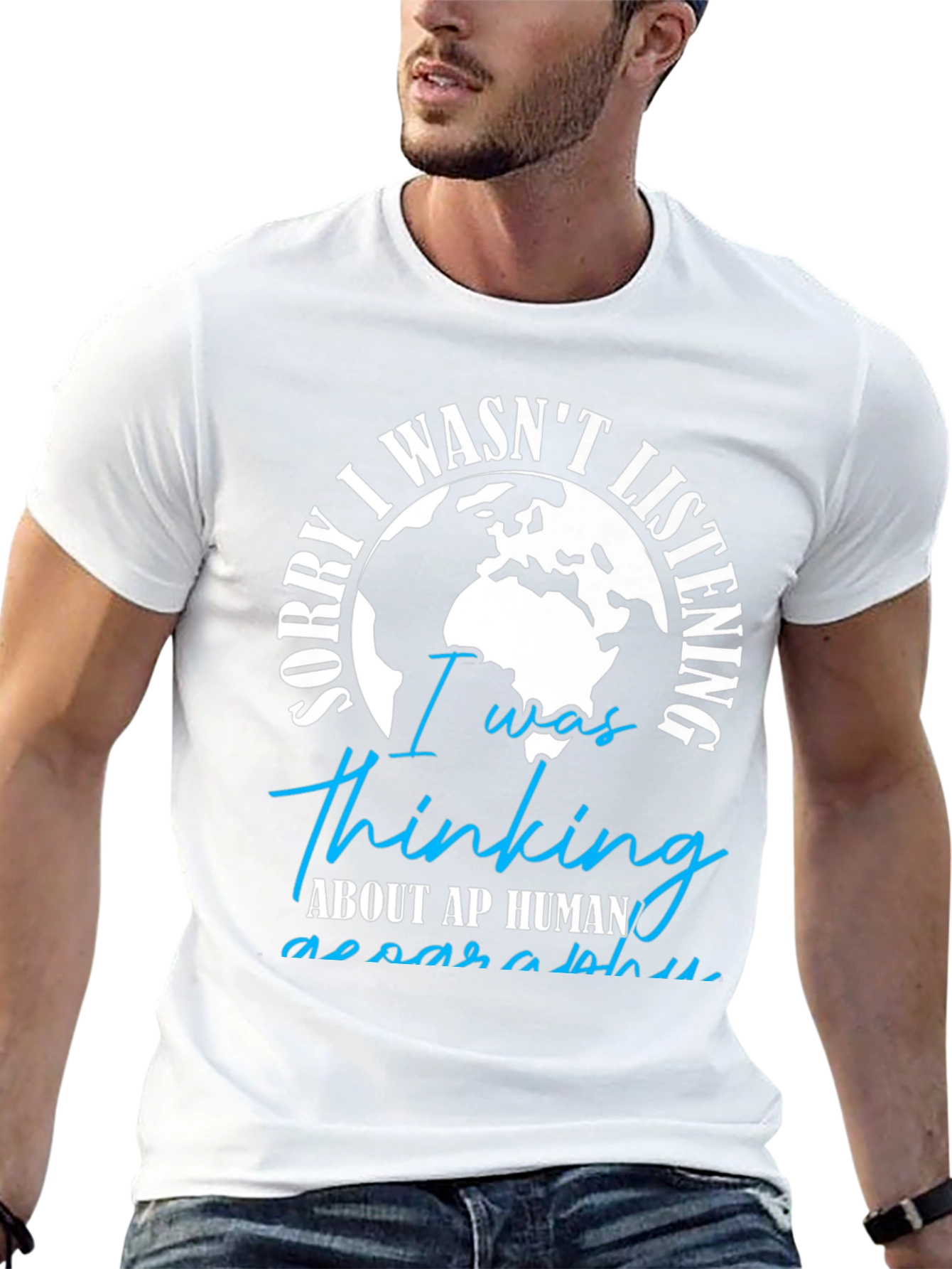 Thinking AP Human Geography Black T-Shirt