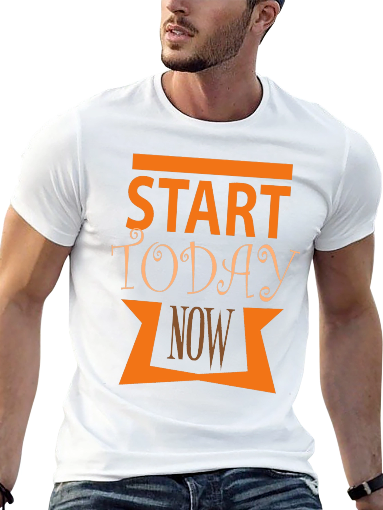 Start Today Now Graphic T-Shirt